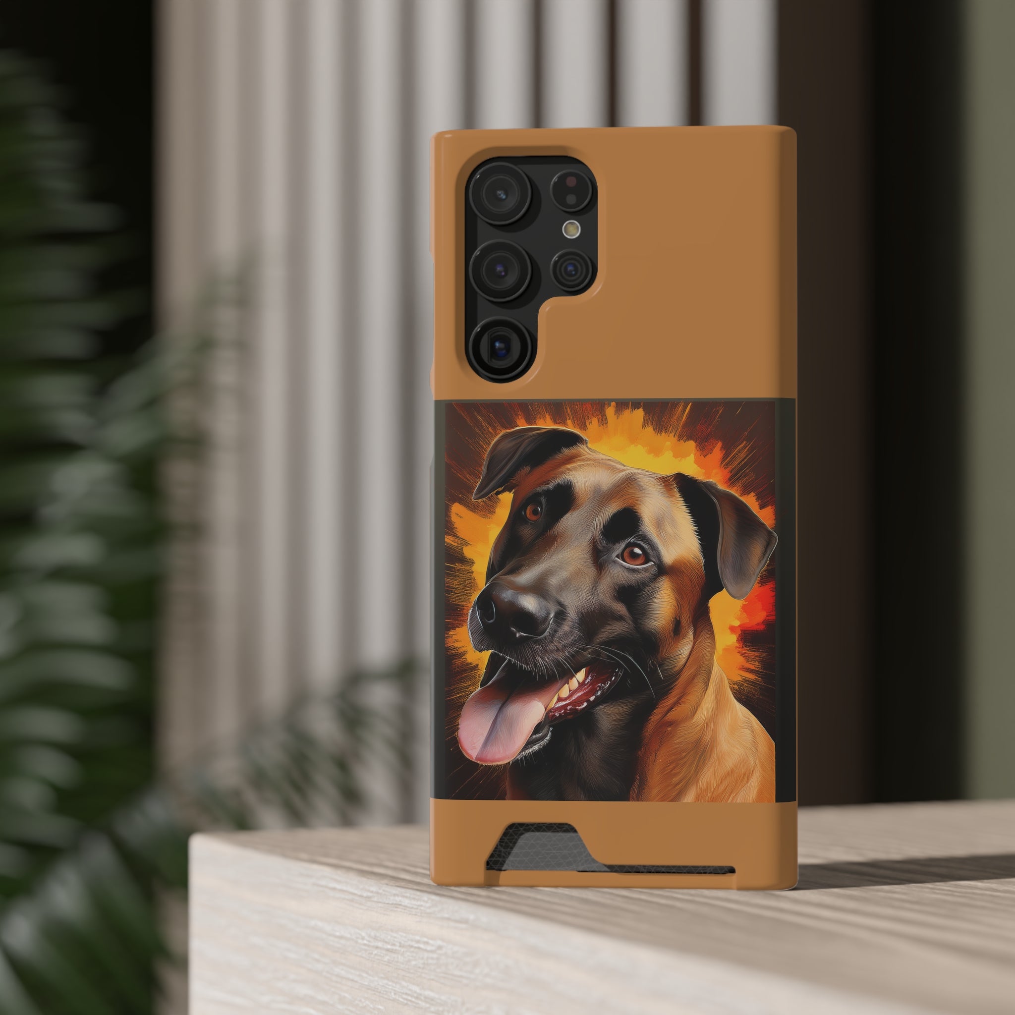 Belgian Malinois Shepherd Phone Case with Card Holder
