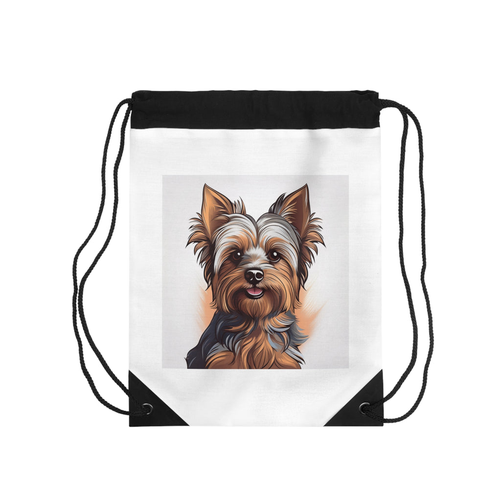 Yorkie Drawstring Bag