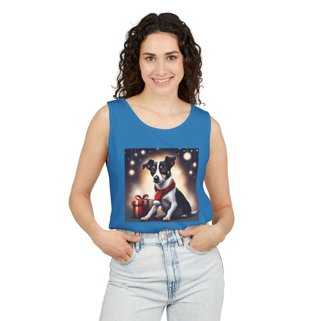 Jack Russel Holiday Unisex Tank Top