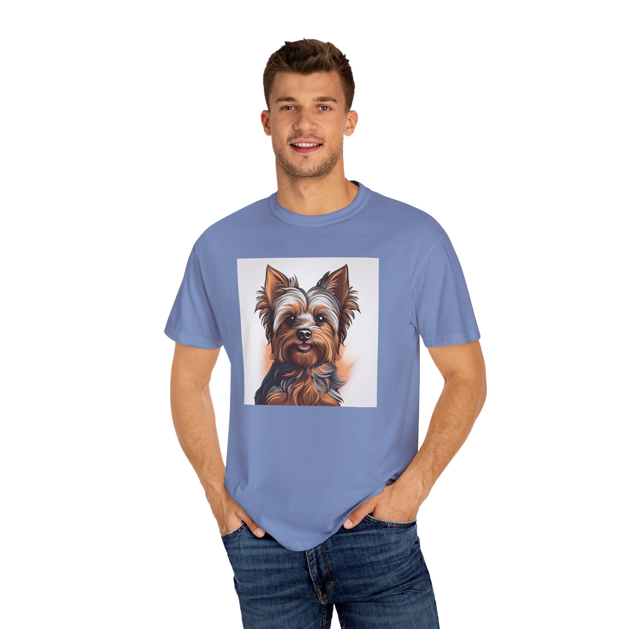 Yorkie Unisex Garment-Dyed T-shirt