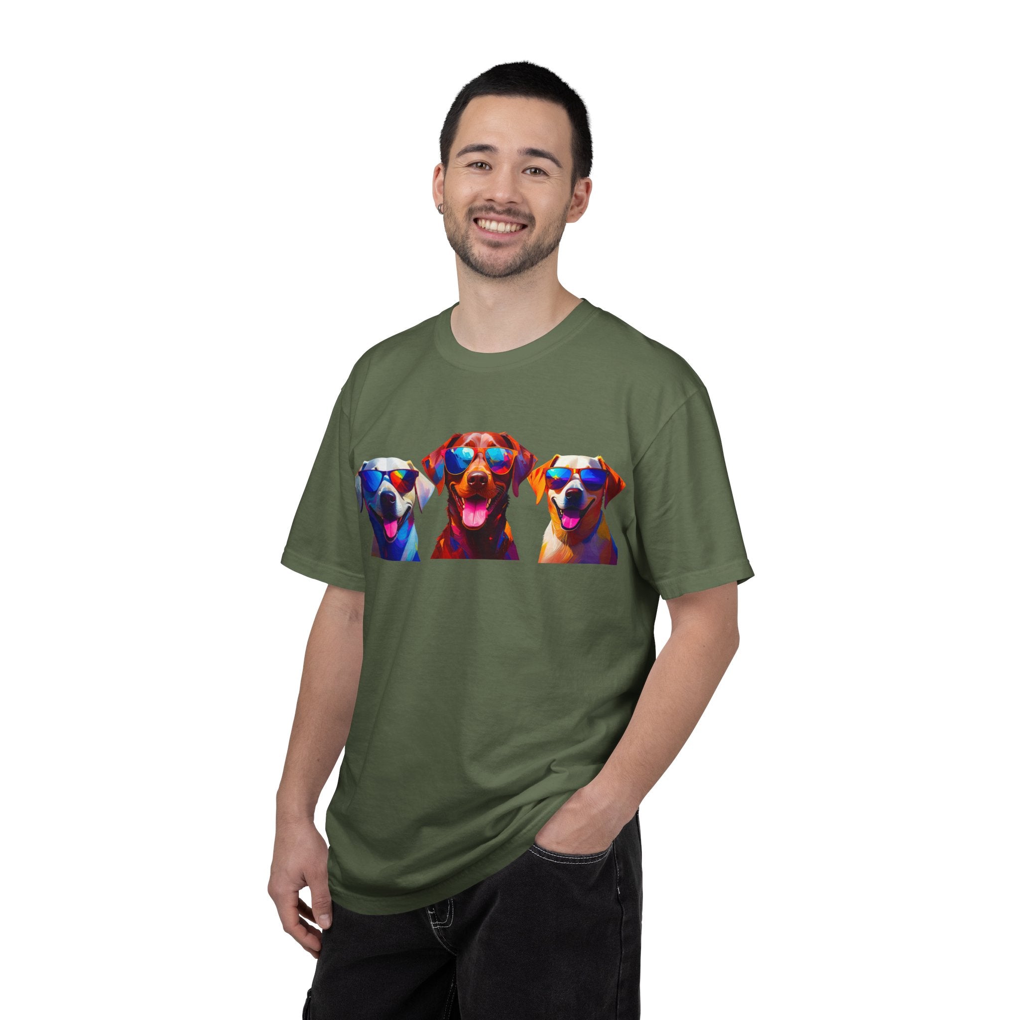 3 Labs Sunglasses Unisex Garment-Dyed T-shirt