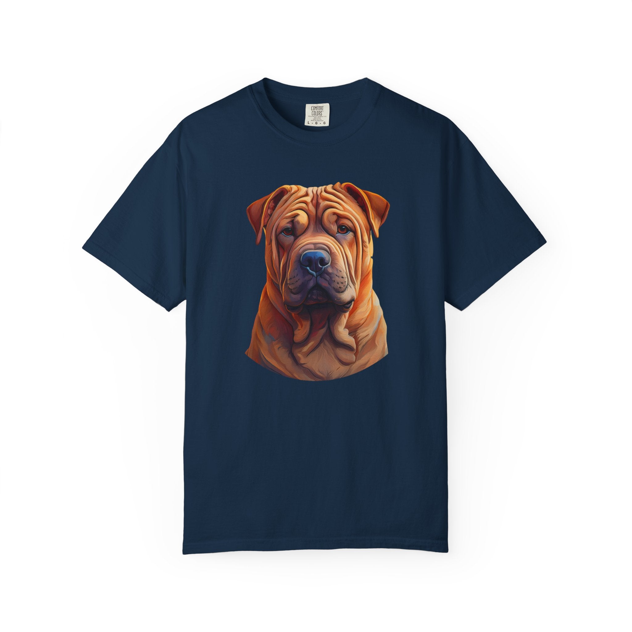 Shar Pei Unisex Garment-Dyed T-shirt