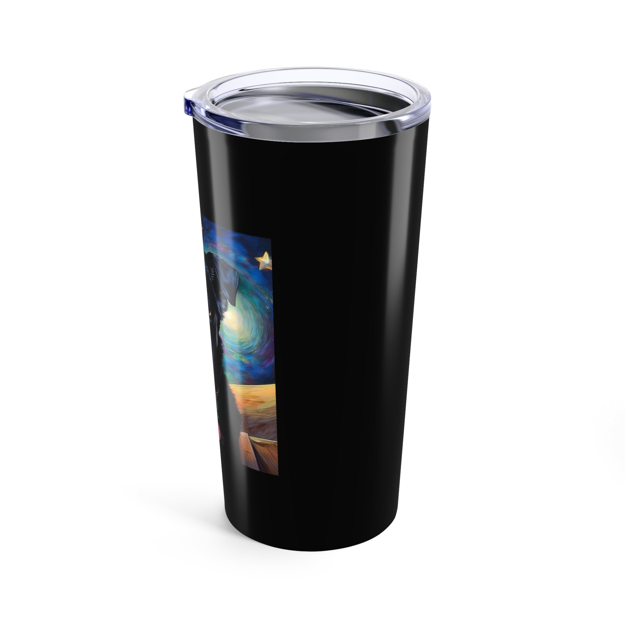 Black Shepherd Lab Stary Night Tumbler 20oz