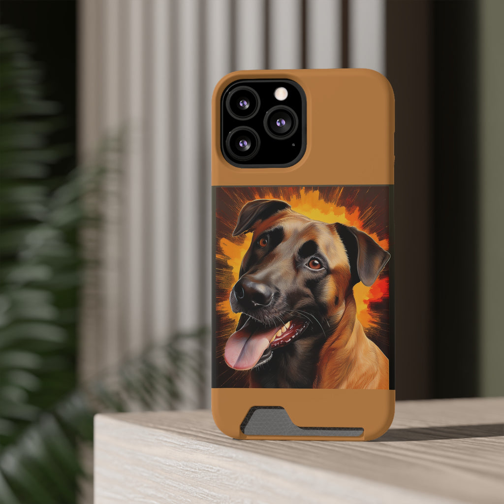 Belgian Malinois Shepherd Phone Case with Card Holder