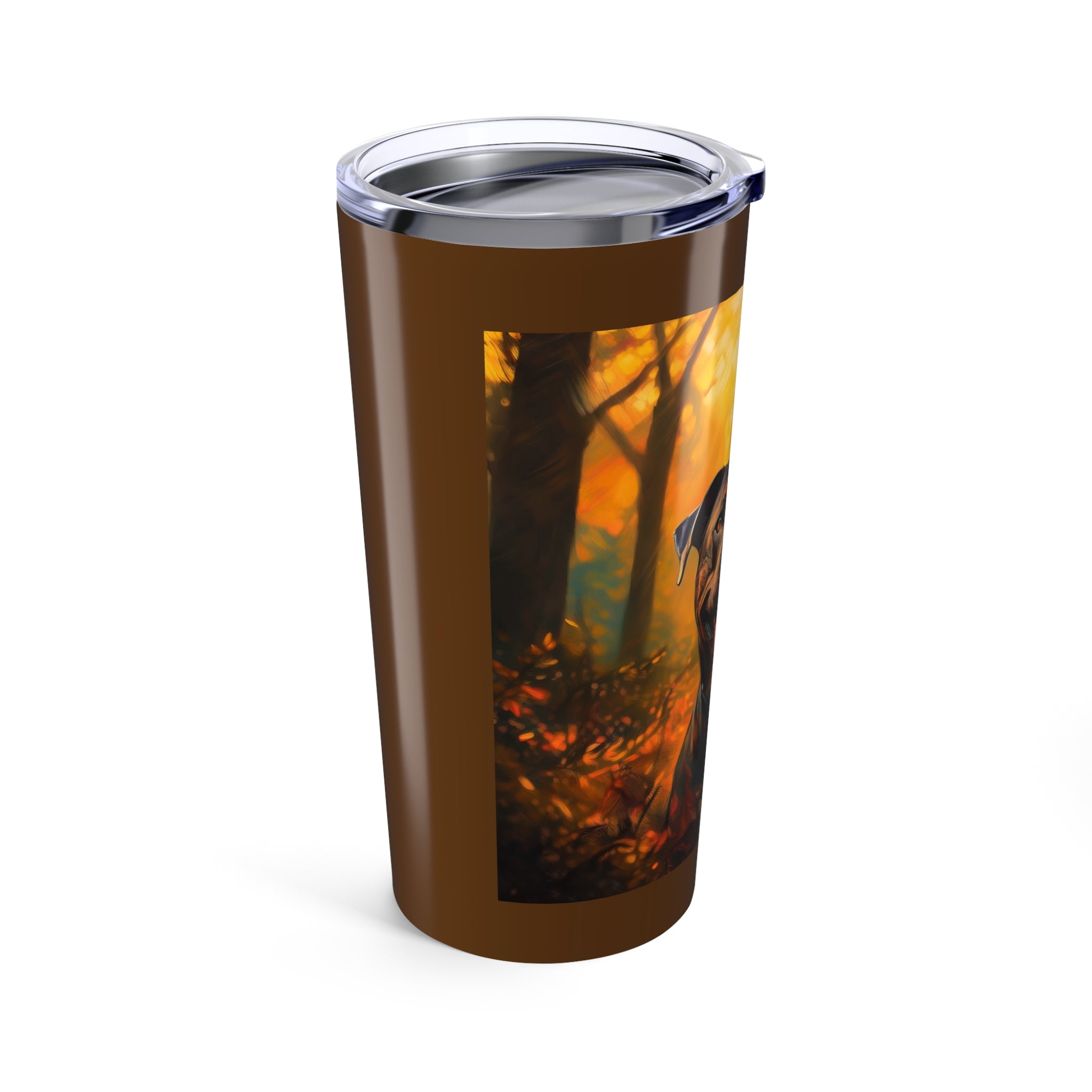 Pitbull Brindle Autumn Tumbler 20oz