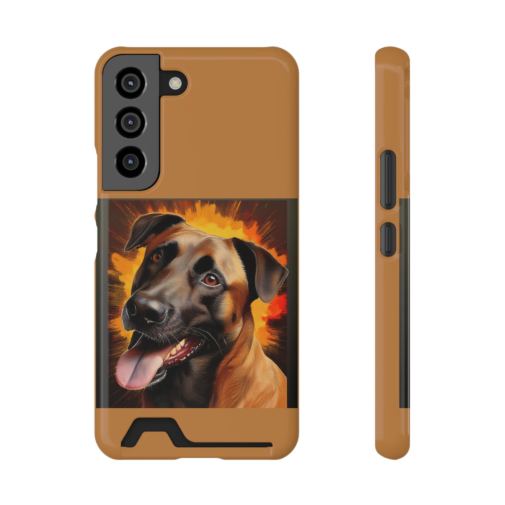 Belgian Malinois Shepherd Phone Case with Card Holder