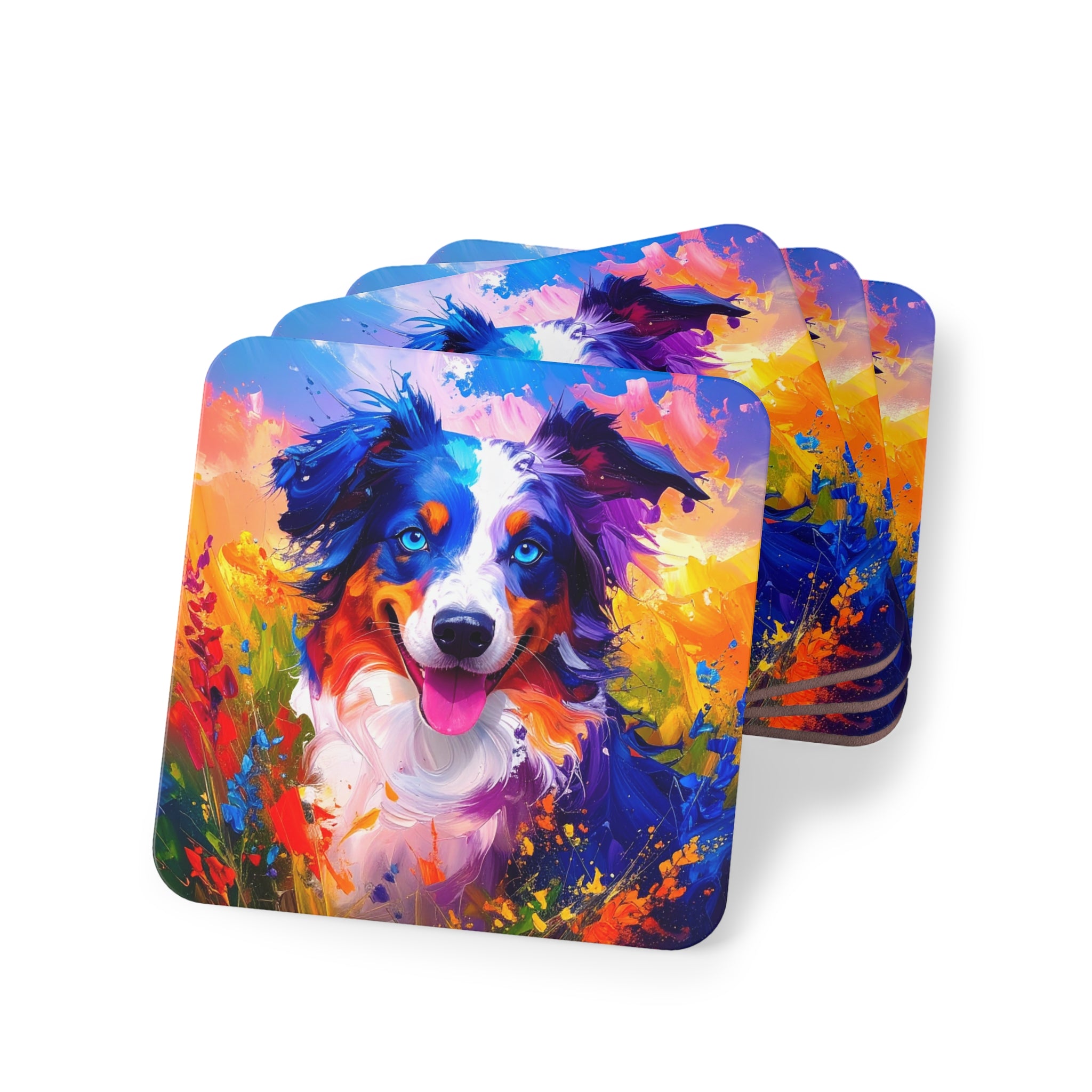 Aussie Shepherd Coasters