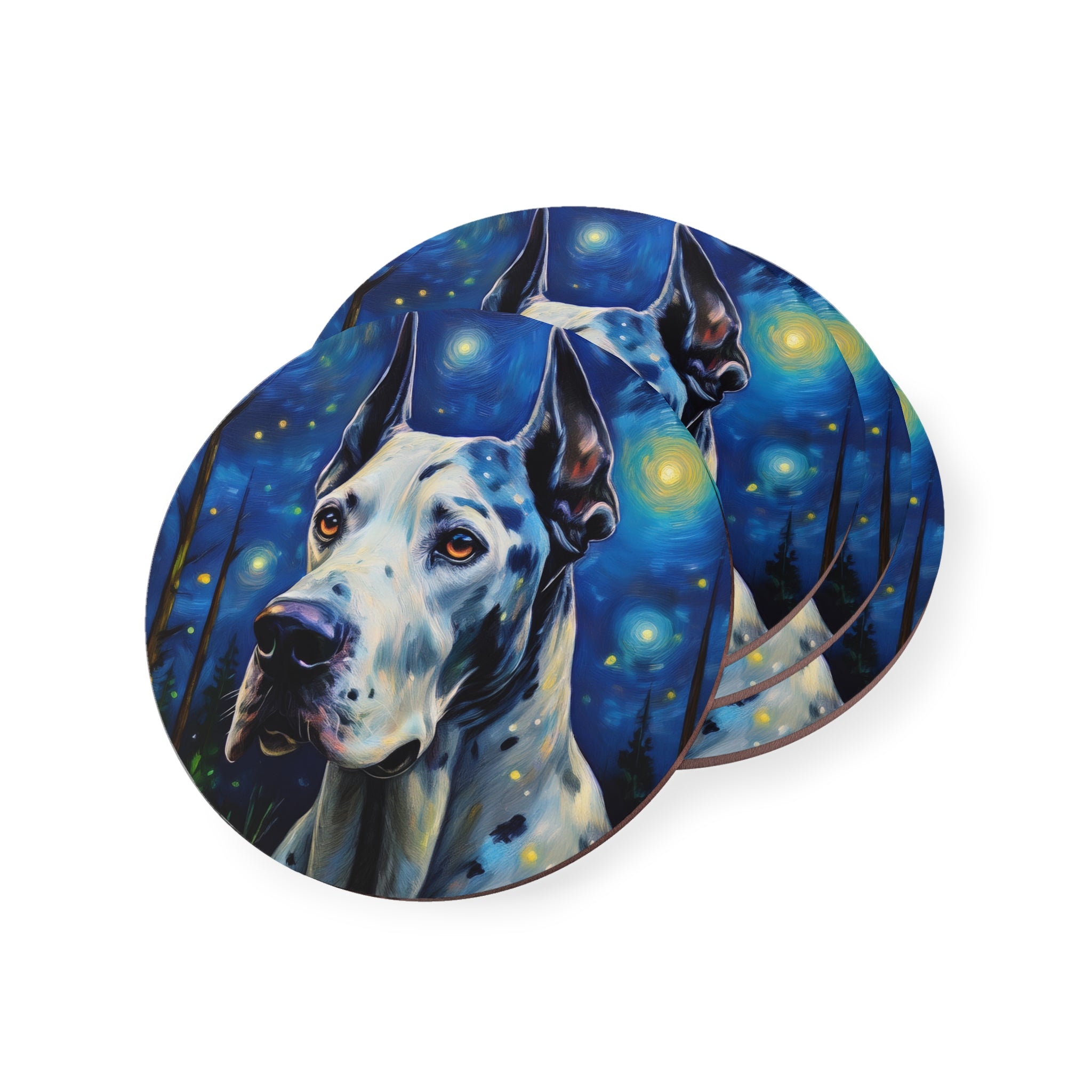 Great Dane Stary Night Coasters