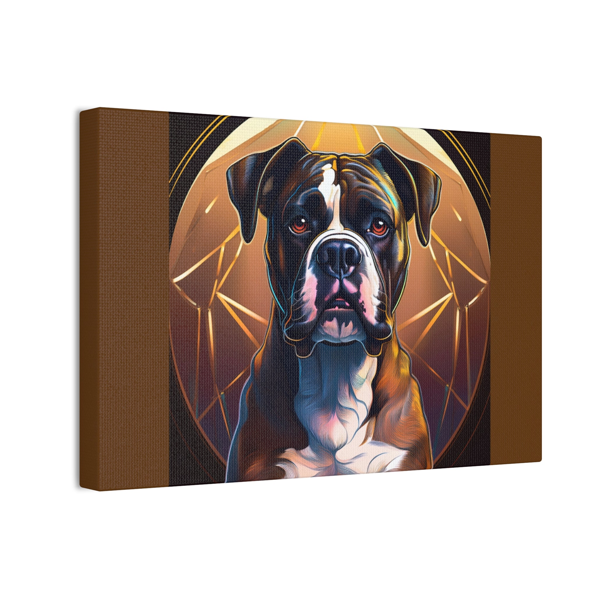 Brindle Gold Canvas Painting