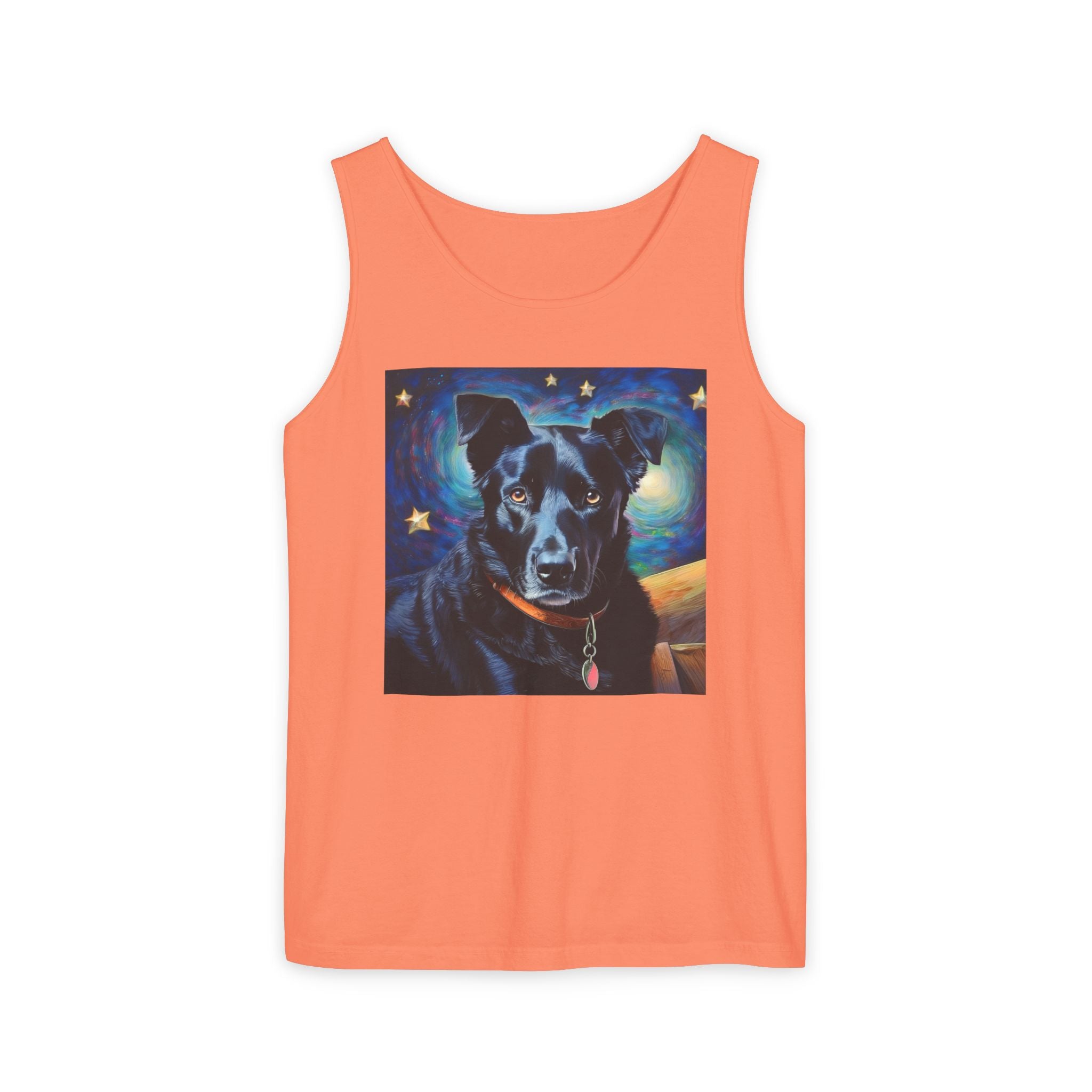 Black Shepherd Lab Stary Night Unisex Tank Top