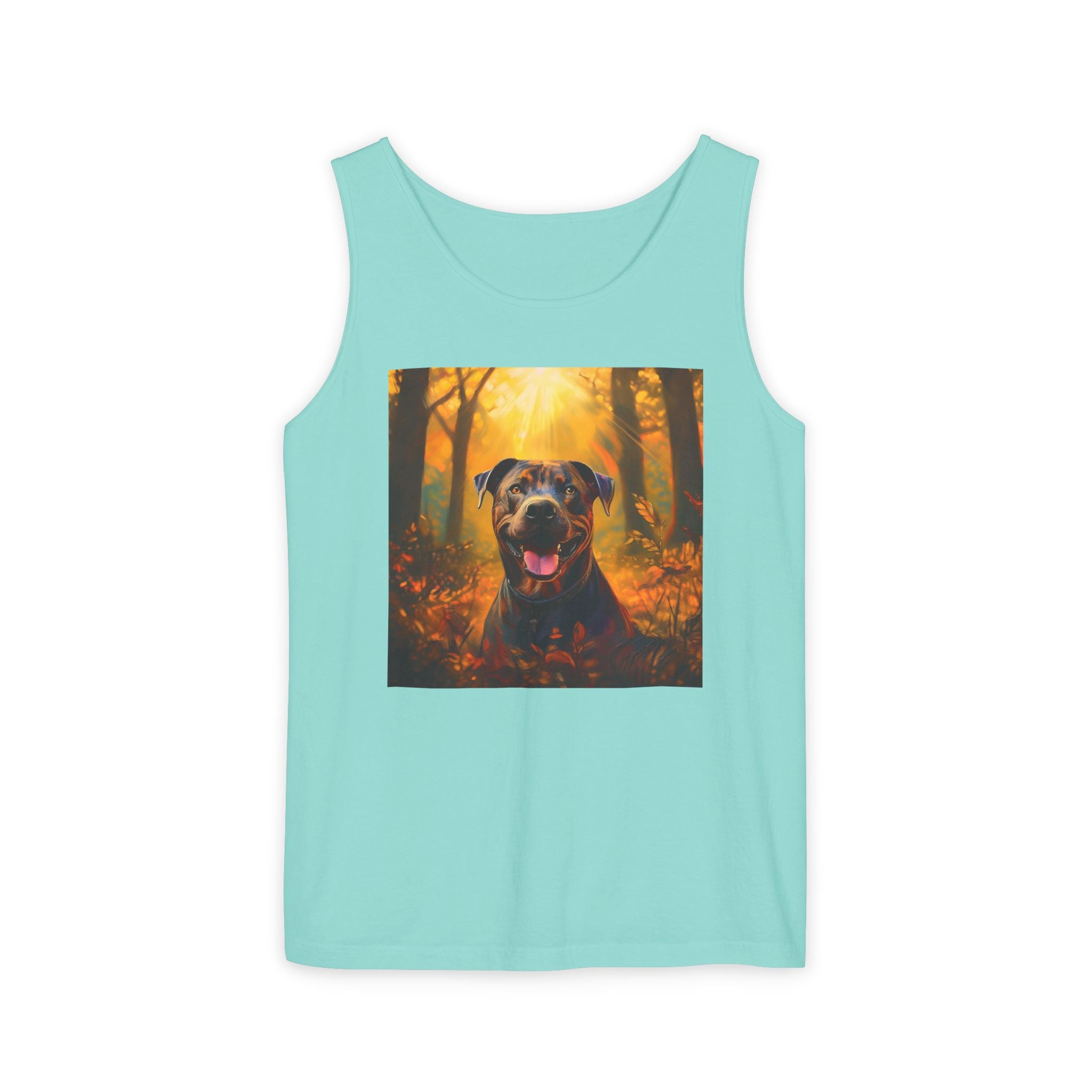 Pit Bull Brindle Autumn Unisex Tank Top