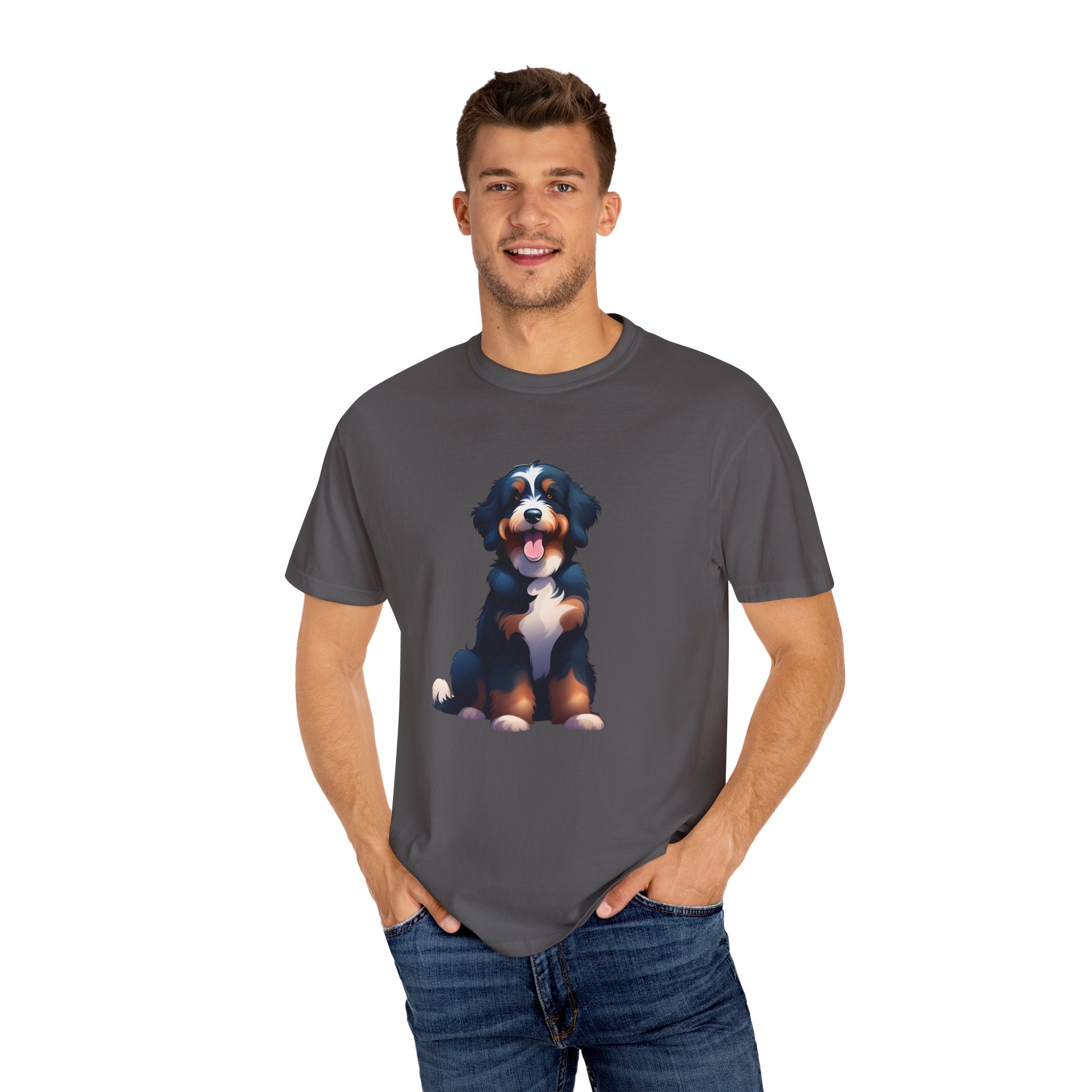 Bernedoodle Unisex Garment-Dyed T-shirt