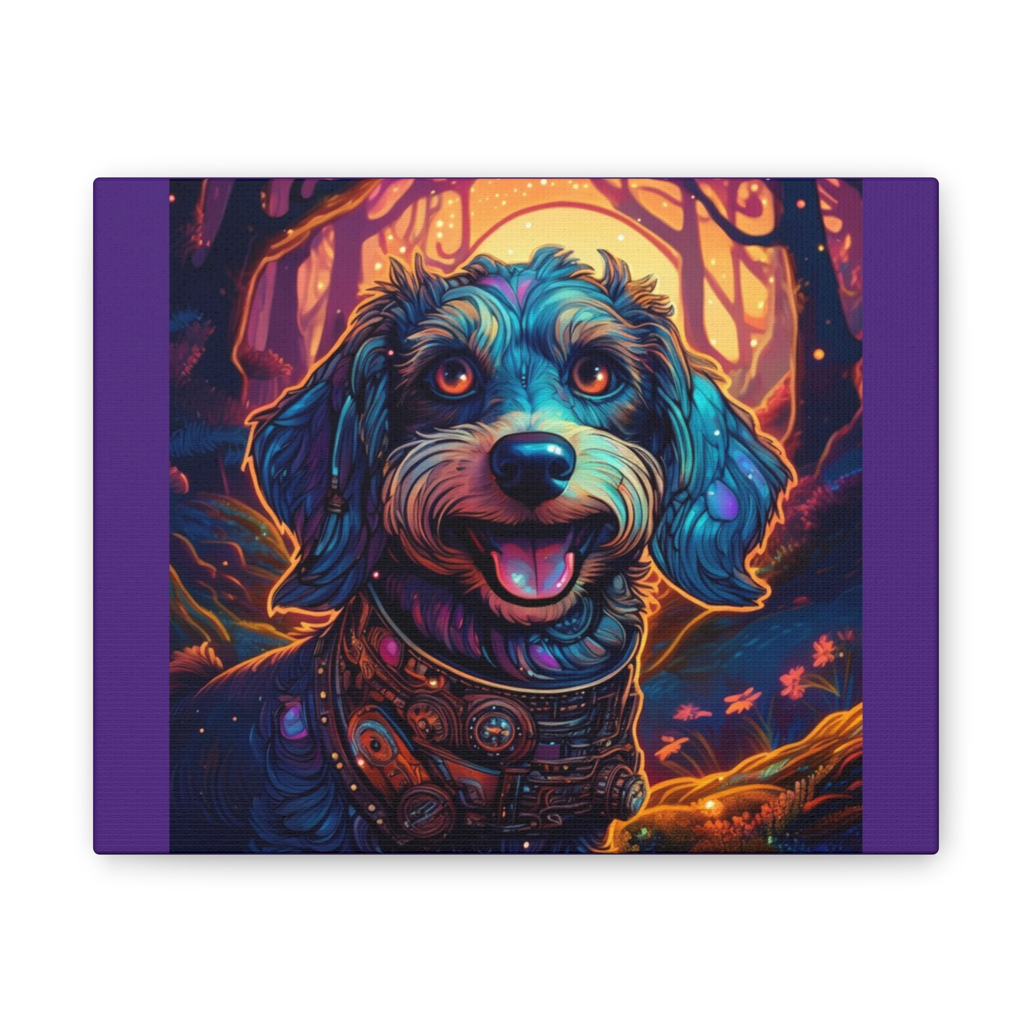 Steampunk Dachshund Stretched, 0.75"
