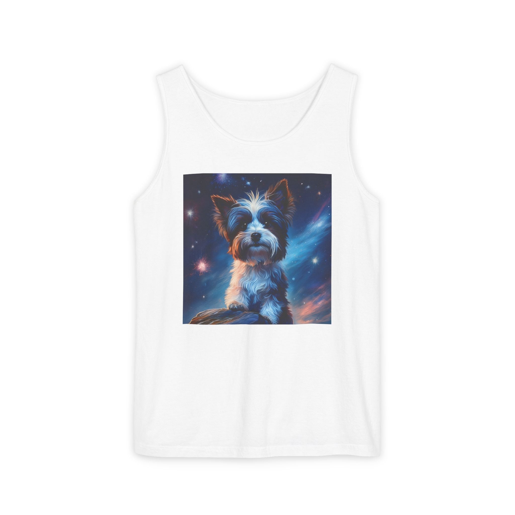 Biewer Terrier Stary Night Unisex Tank Top