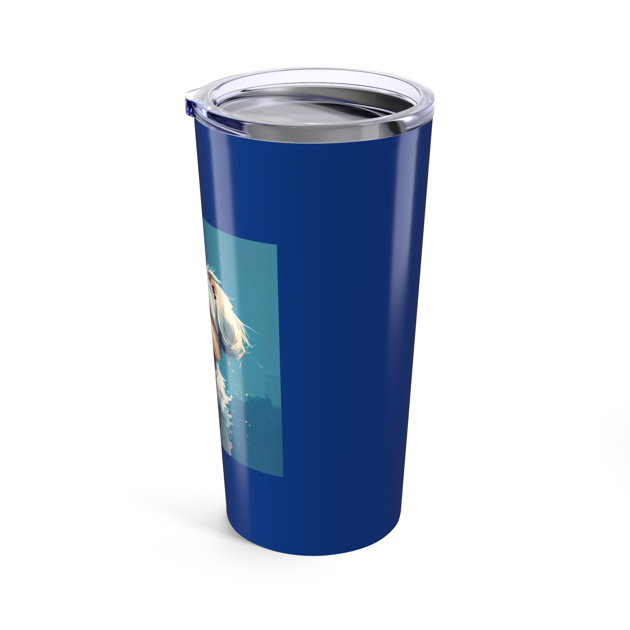 White Frost Yorkie Tumbler 20oz