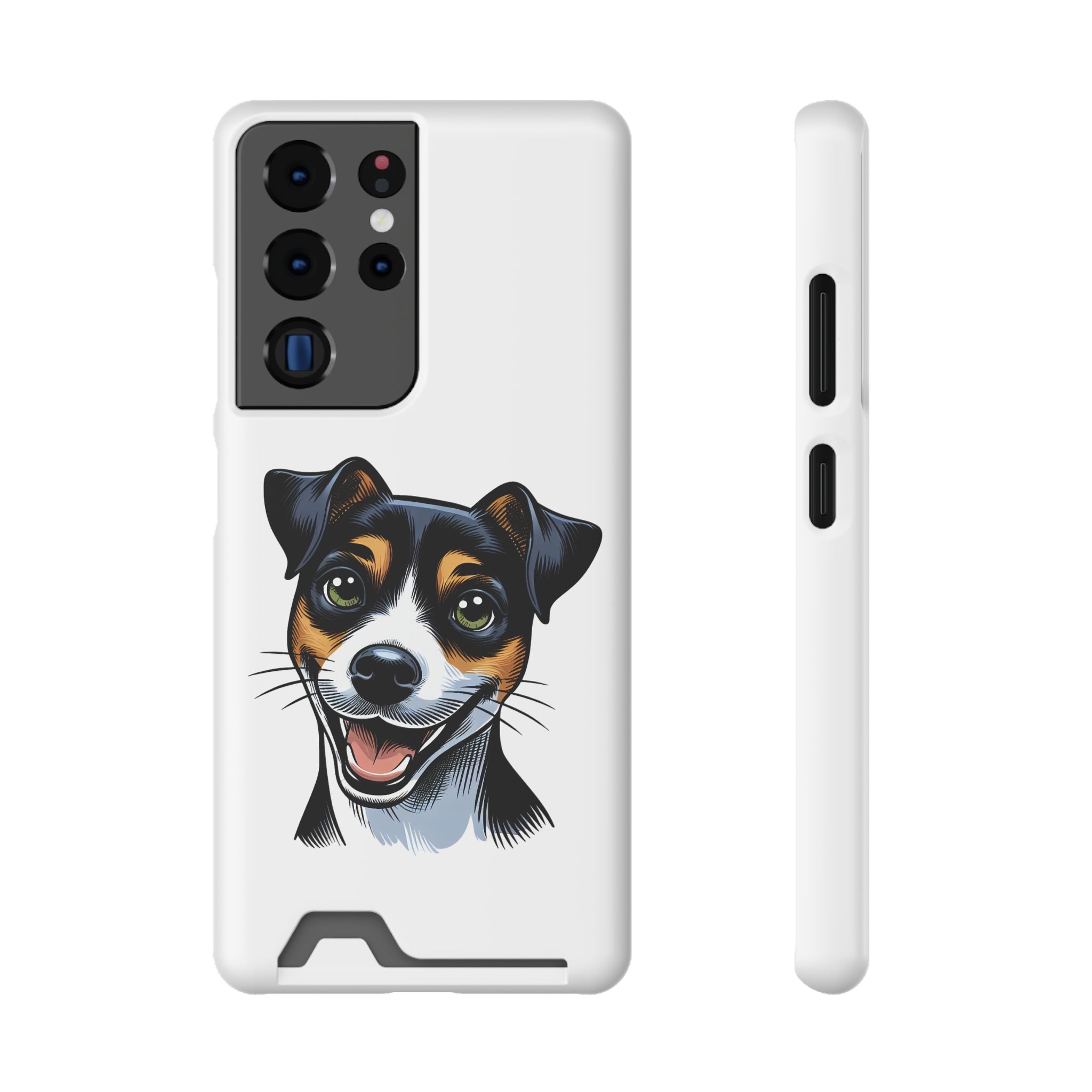 Jack Russel Phone Case with Card Holder