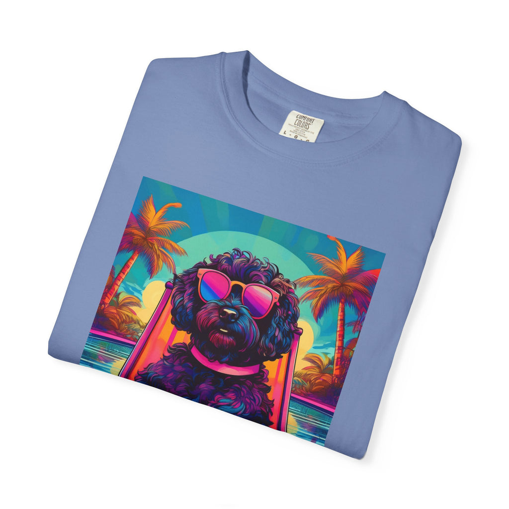 Doodle Poolside Unisex Garment-Dyed T-shirt