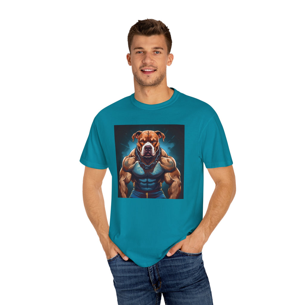 Pitbull Body Builder Unisex Garment-Dyed T-shirt