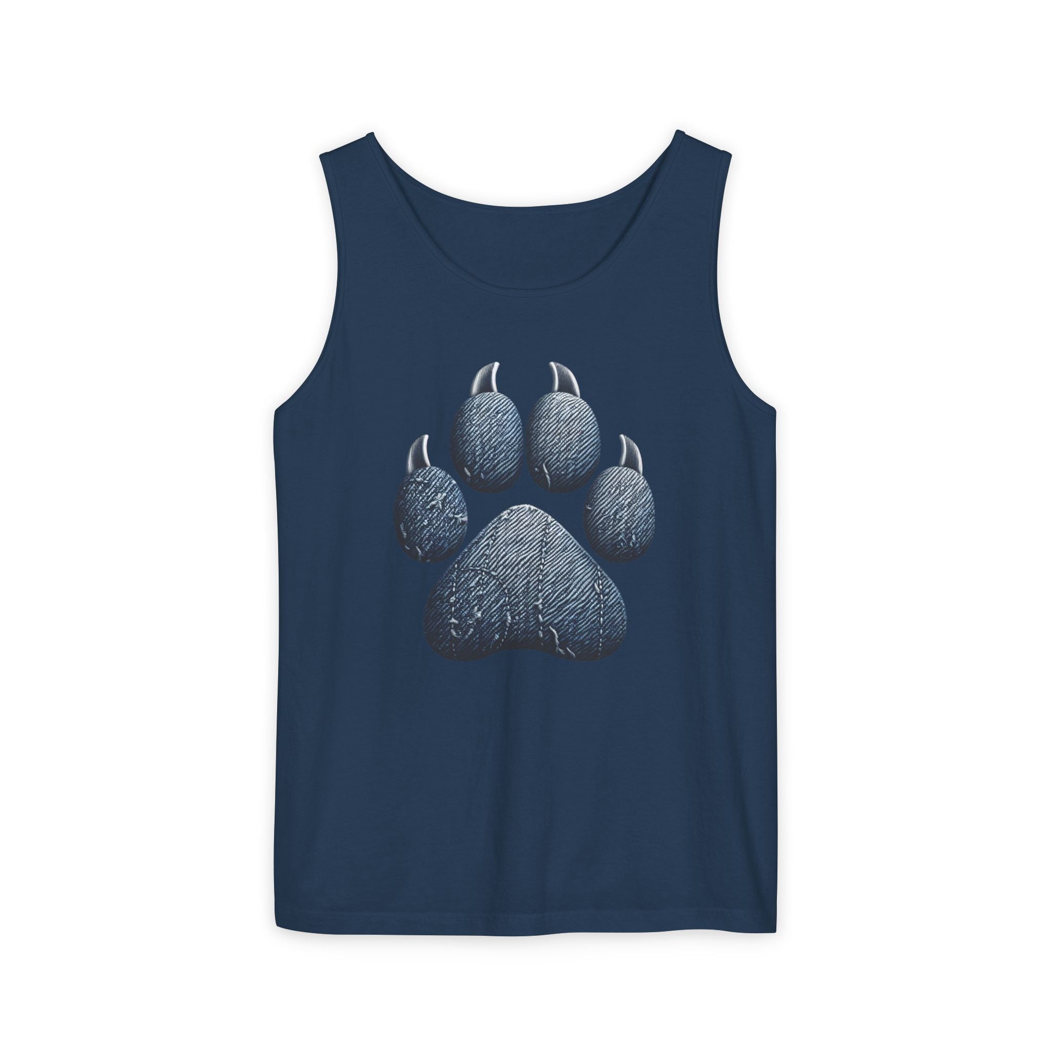 Denim Paw Unisex Tank Top