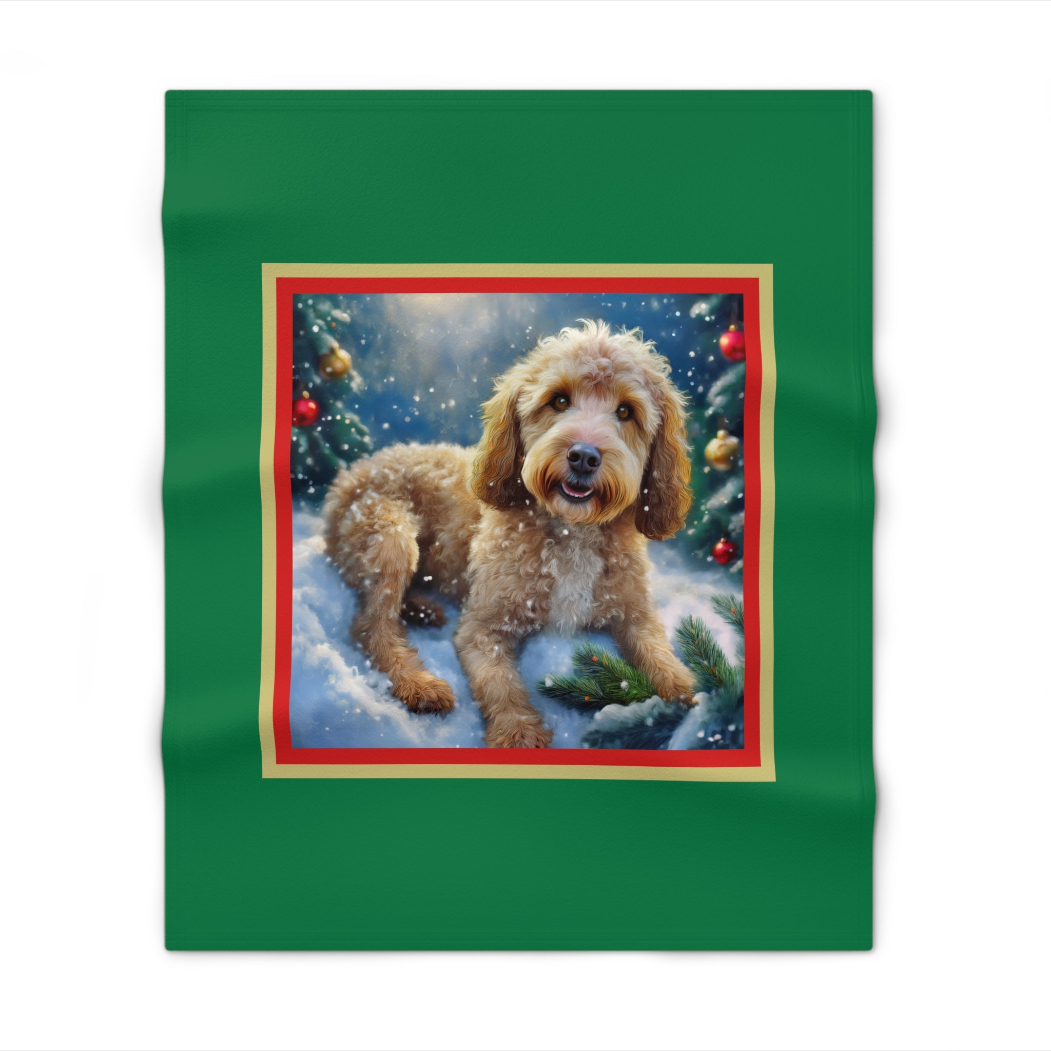 Doodle Holiday Throw Blanket