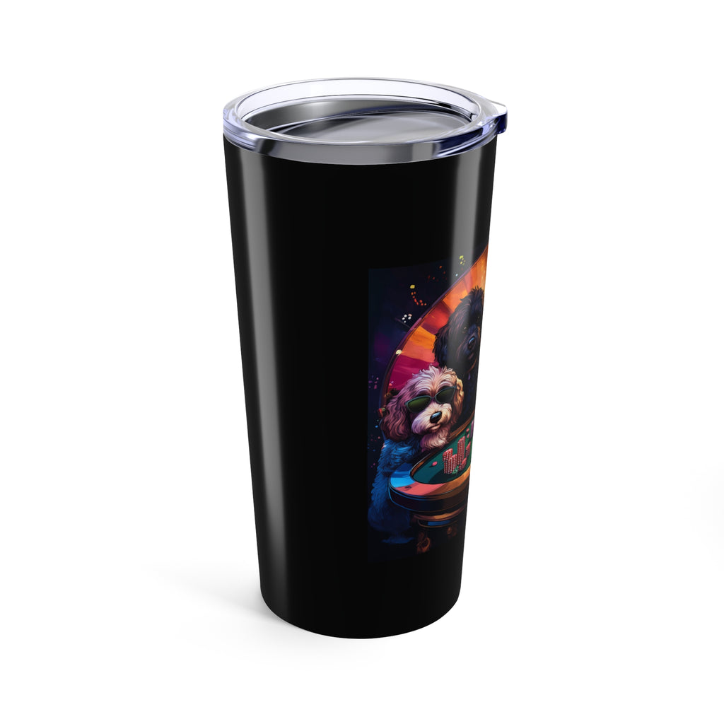 Doodle Poker Game Tumbler 20oz