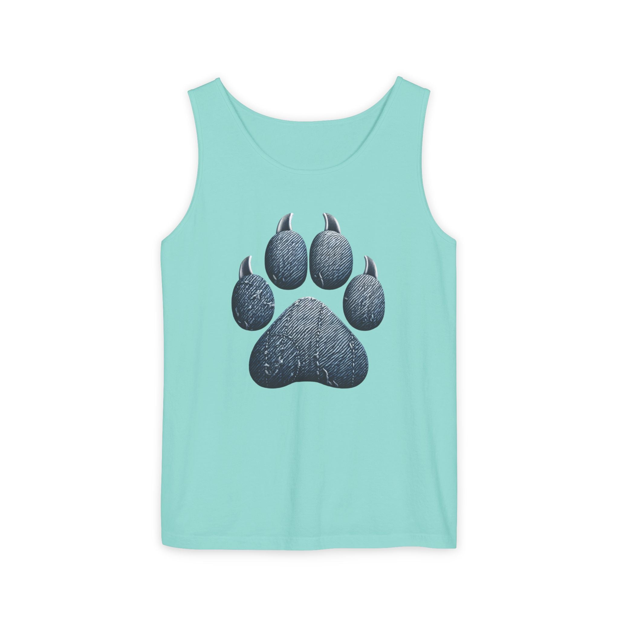 Denim Paw Unisex Tank Top
