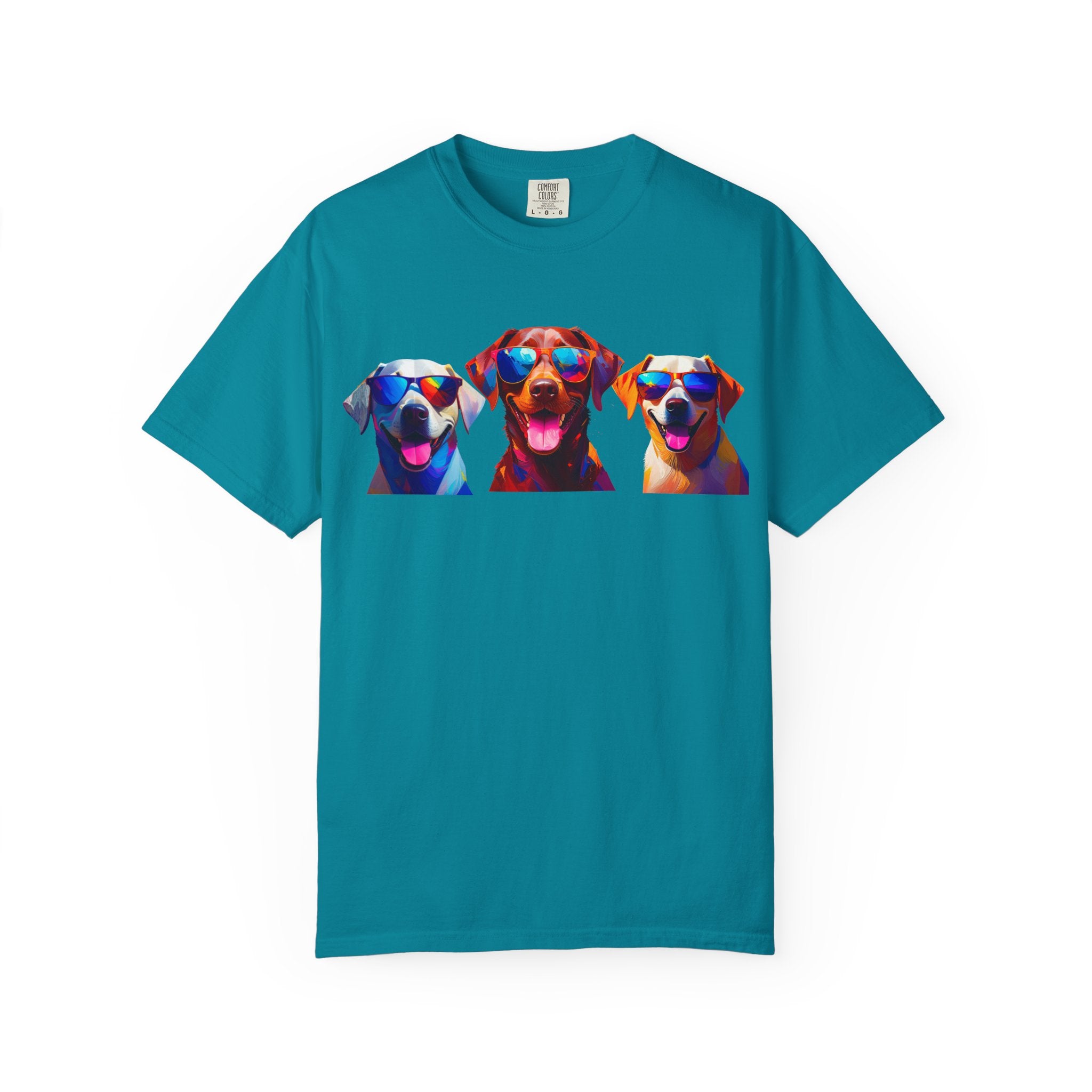 3 Labs Sunglasses Unisex Garment-Dyed T-shirt