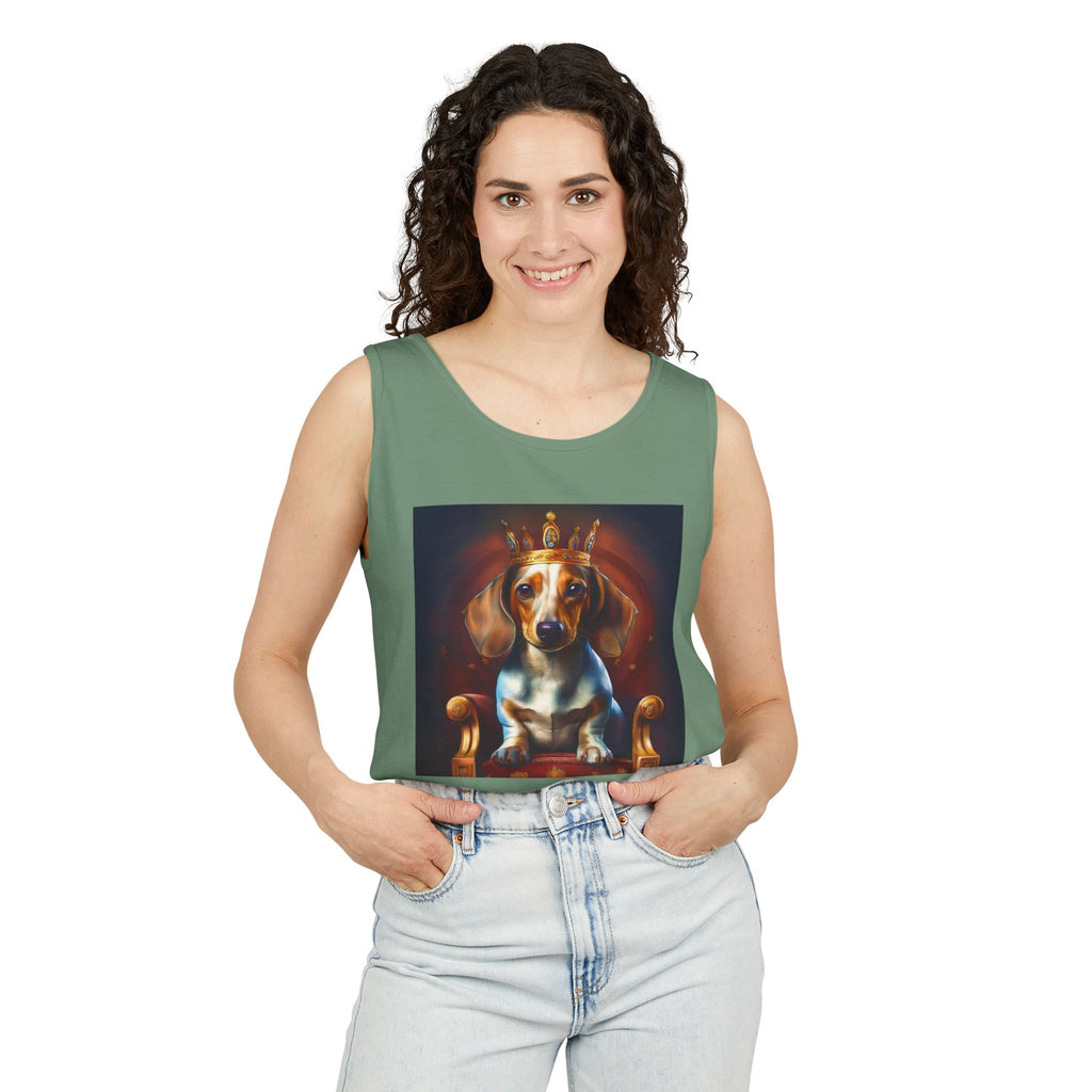 Dachshund Royal Unisex Tank Top