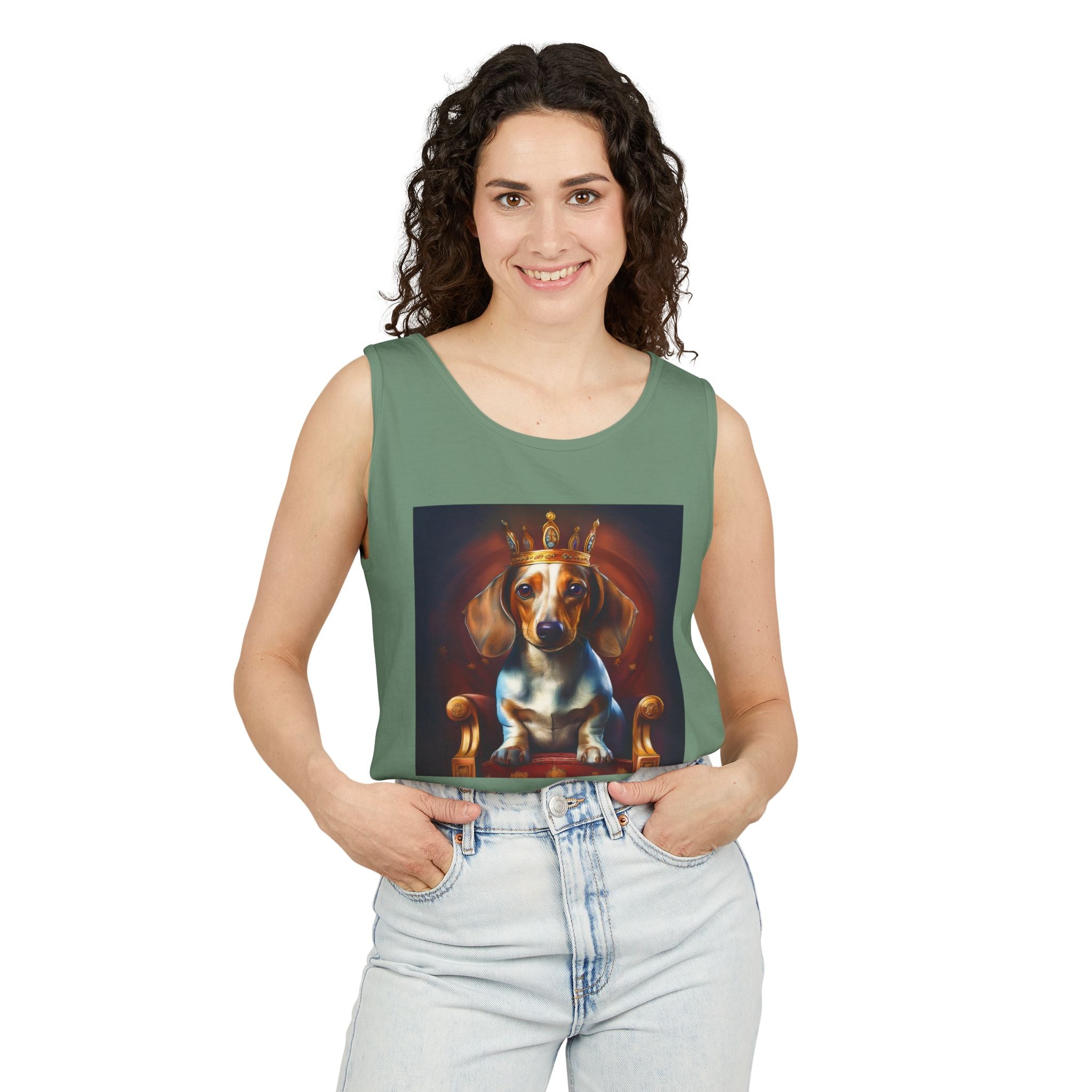 Dachshund Royal Unisex Tank Top