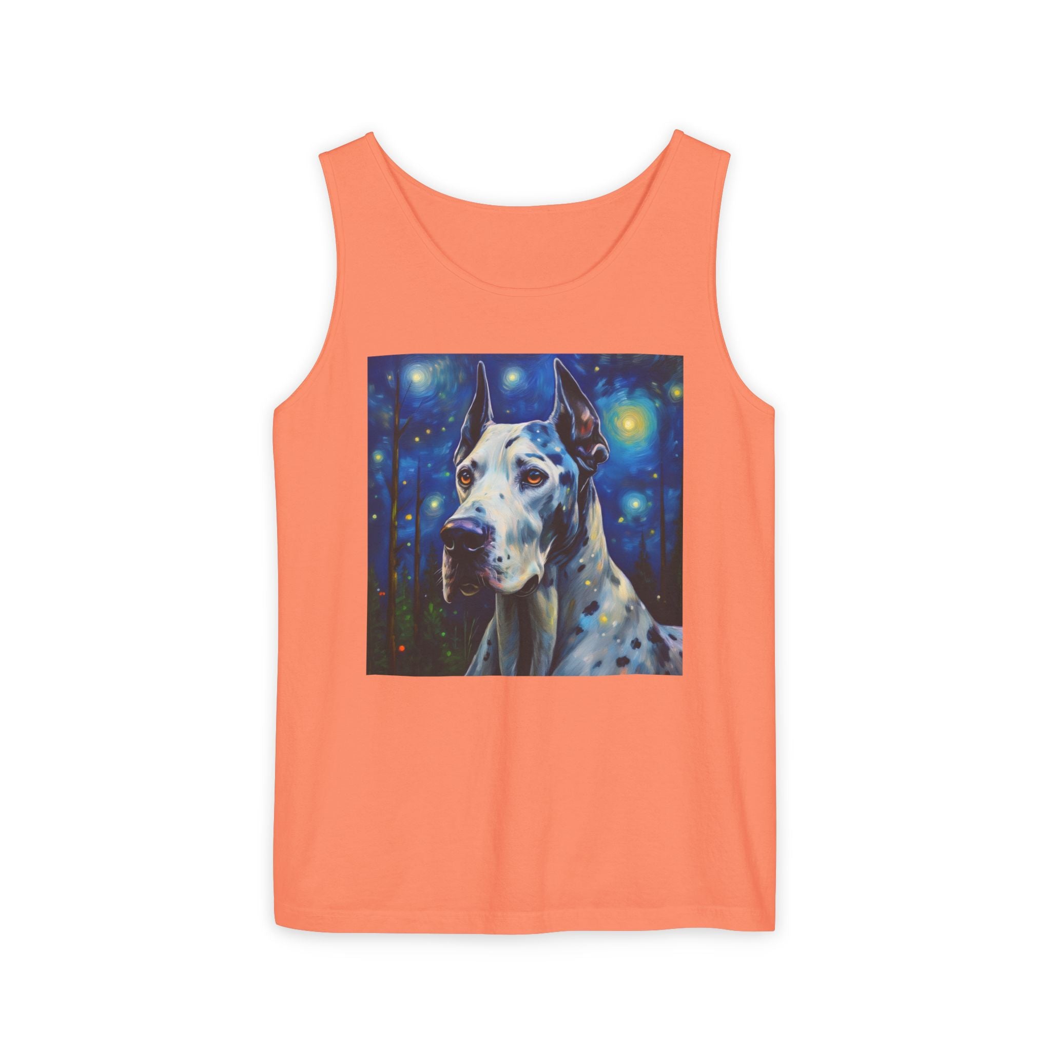 Great Dane Stary Night Unisex Tank Top