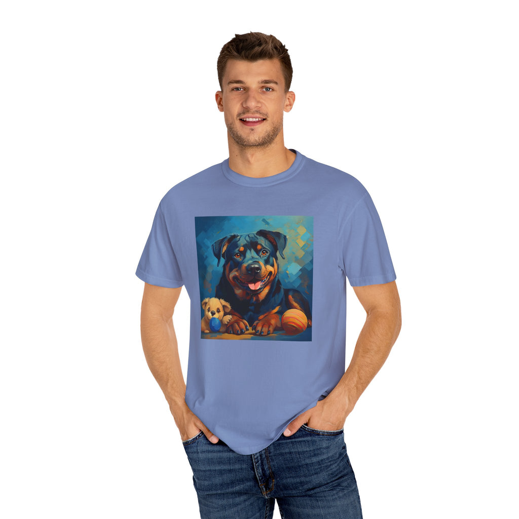 Rottweiler Unisex Garment-Dyed T-shirt