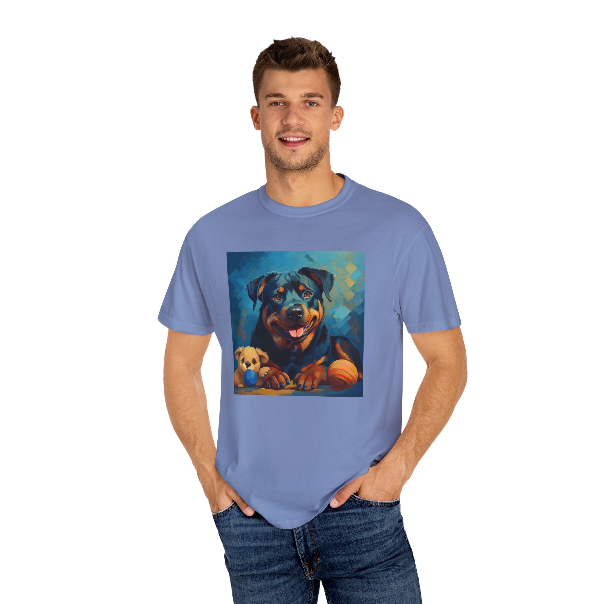 Rottweiler Unisex Garment-Dyed T-shirt