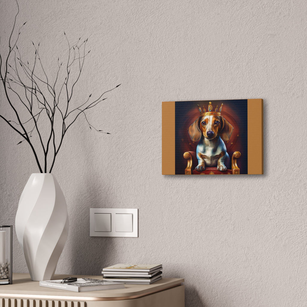 Dachshund Royal Canvas Painting