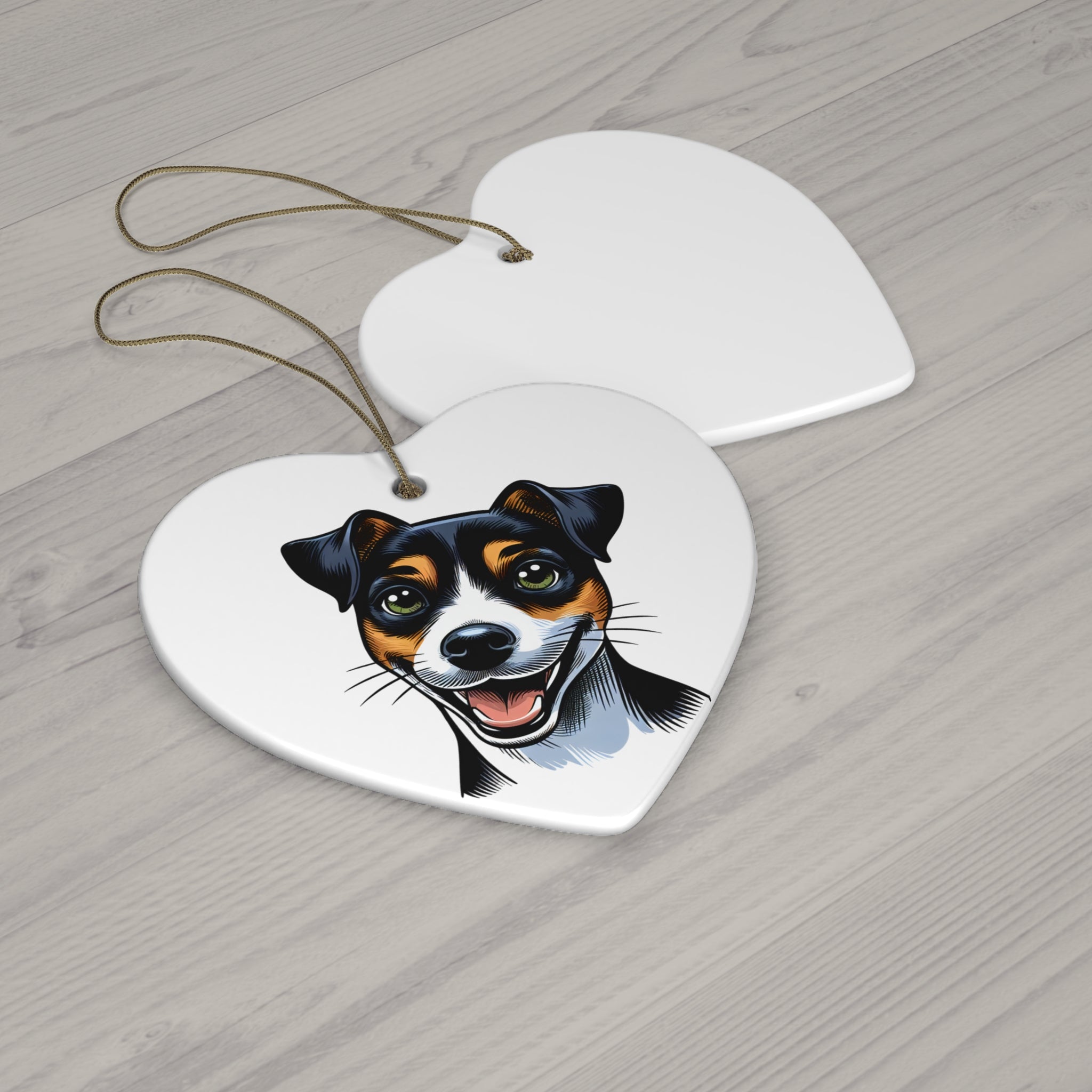Jack Russel Ceramic Ornament
