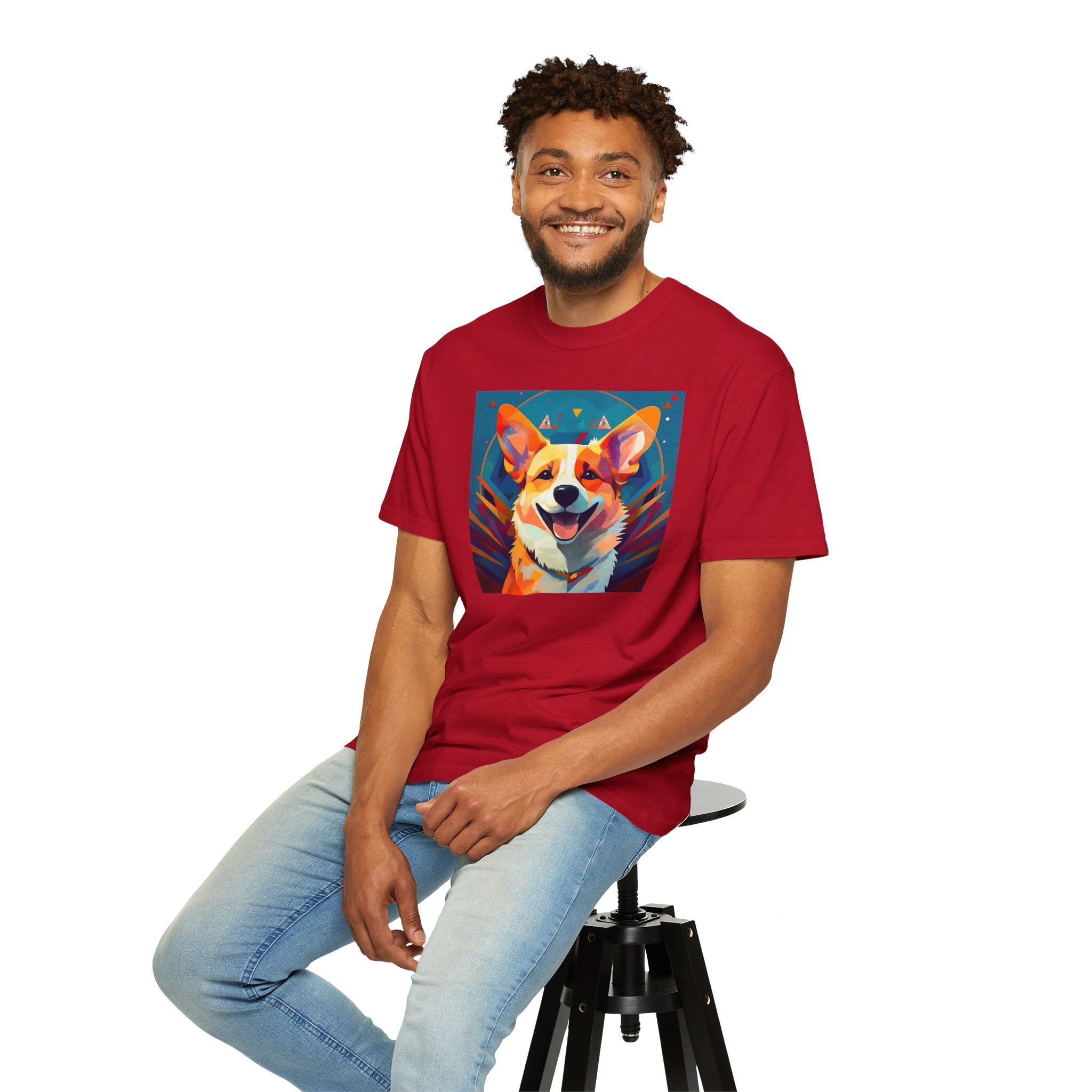Corgi Unisex Garment-Dyed T-shirt