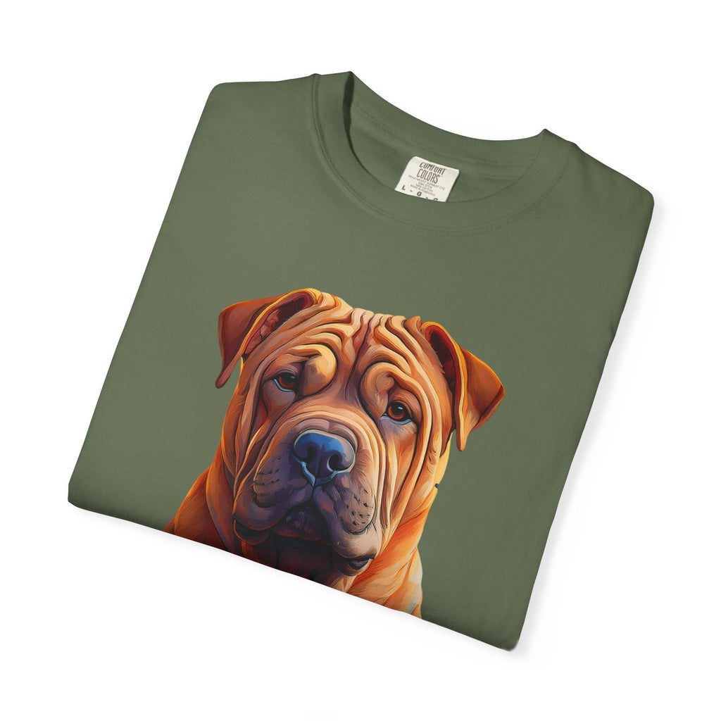 Shar Pei Unisex Garment-Dyed T-shirt