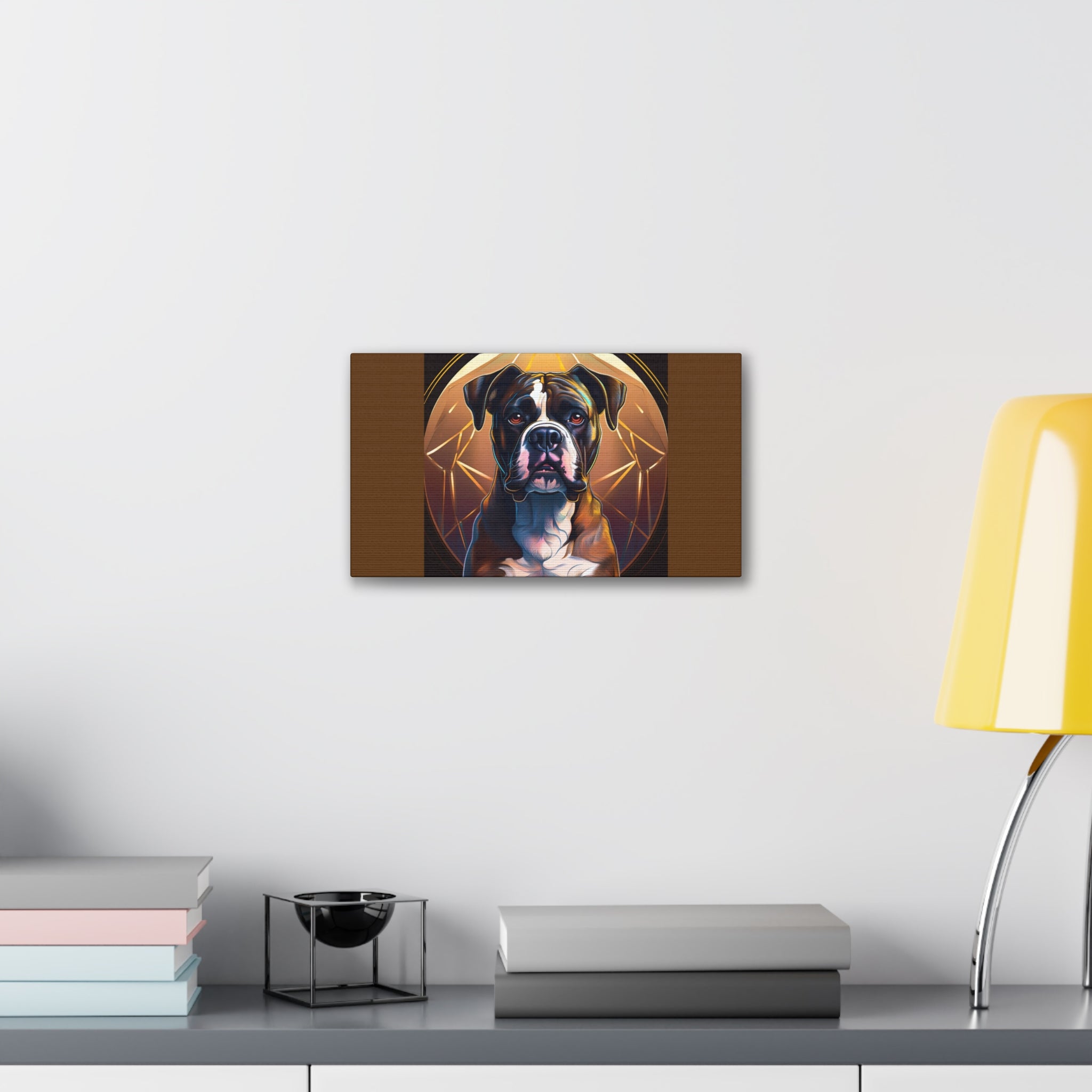 Brindle Gold Canvas Painting