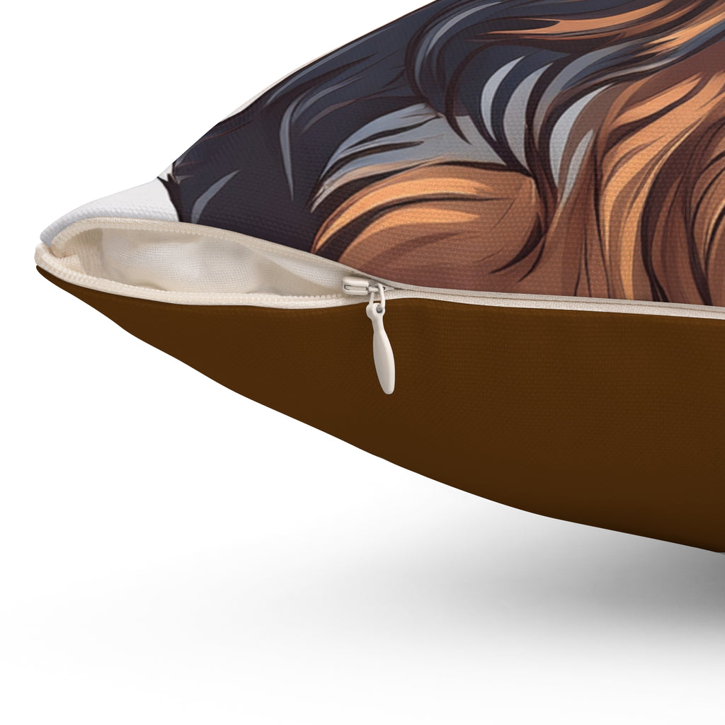 Yorkie Square Pillow