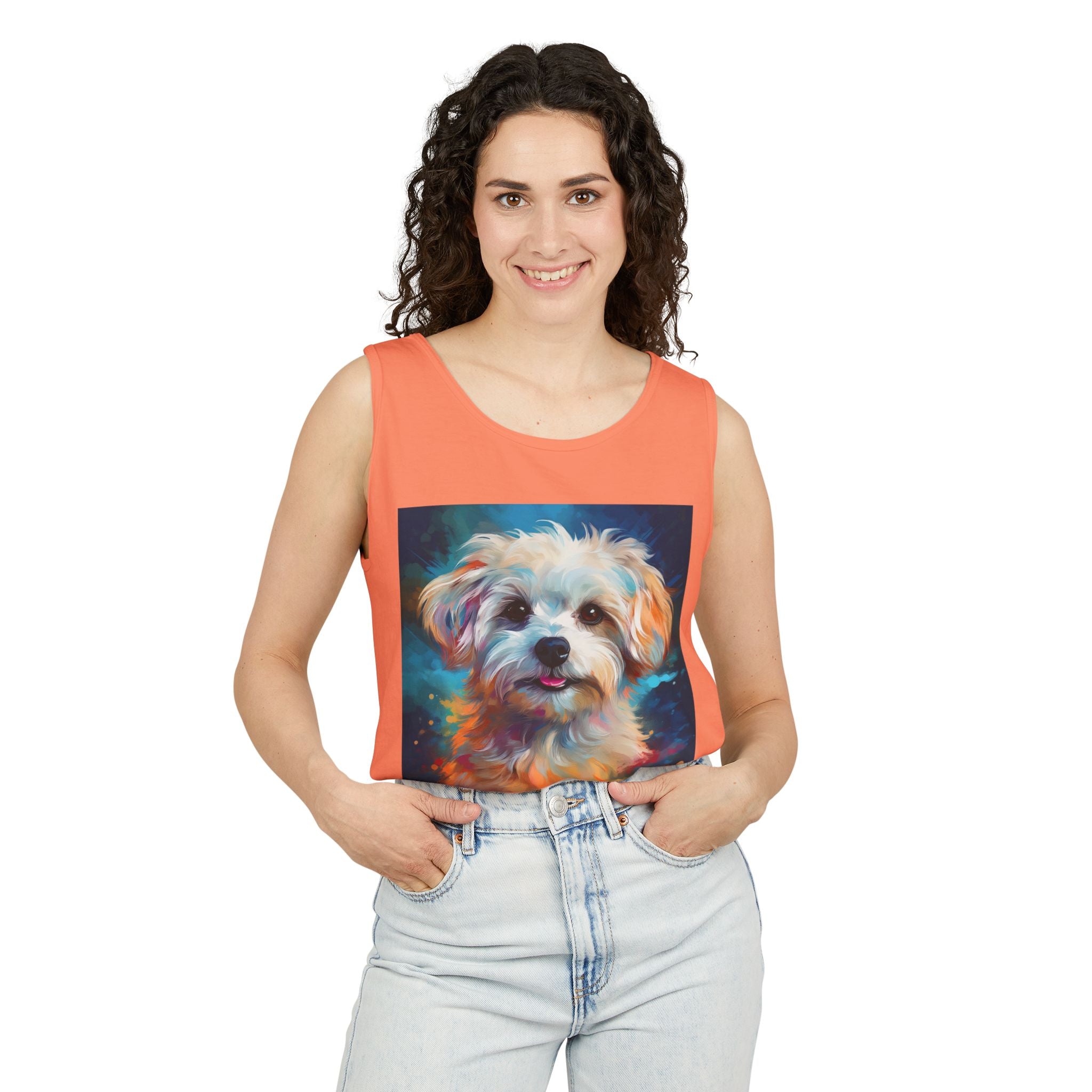 Maltese Unisex Tank Top