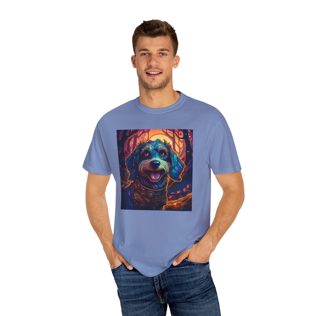 Steampunk Dachshund Unisex Garment-Dyed T-shirt