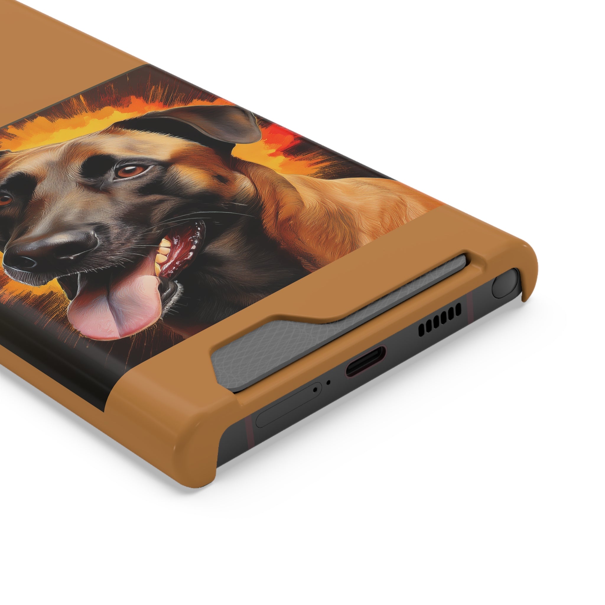 Belgian Malinois Shepherd Phone Case with Card Holder