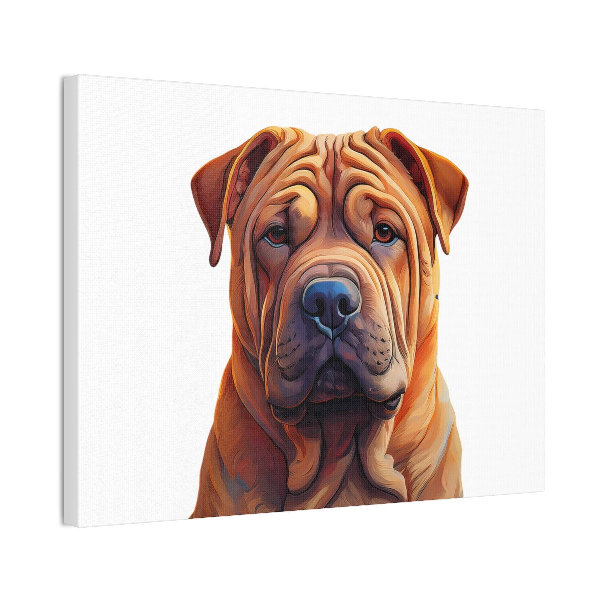 Shar Pei Stretched, 0.75"