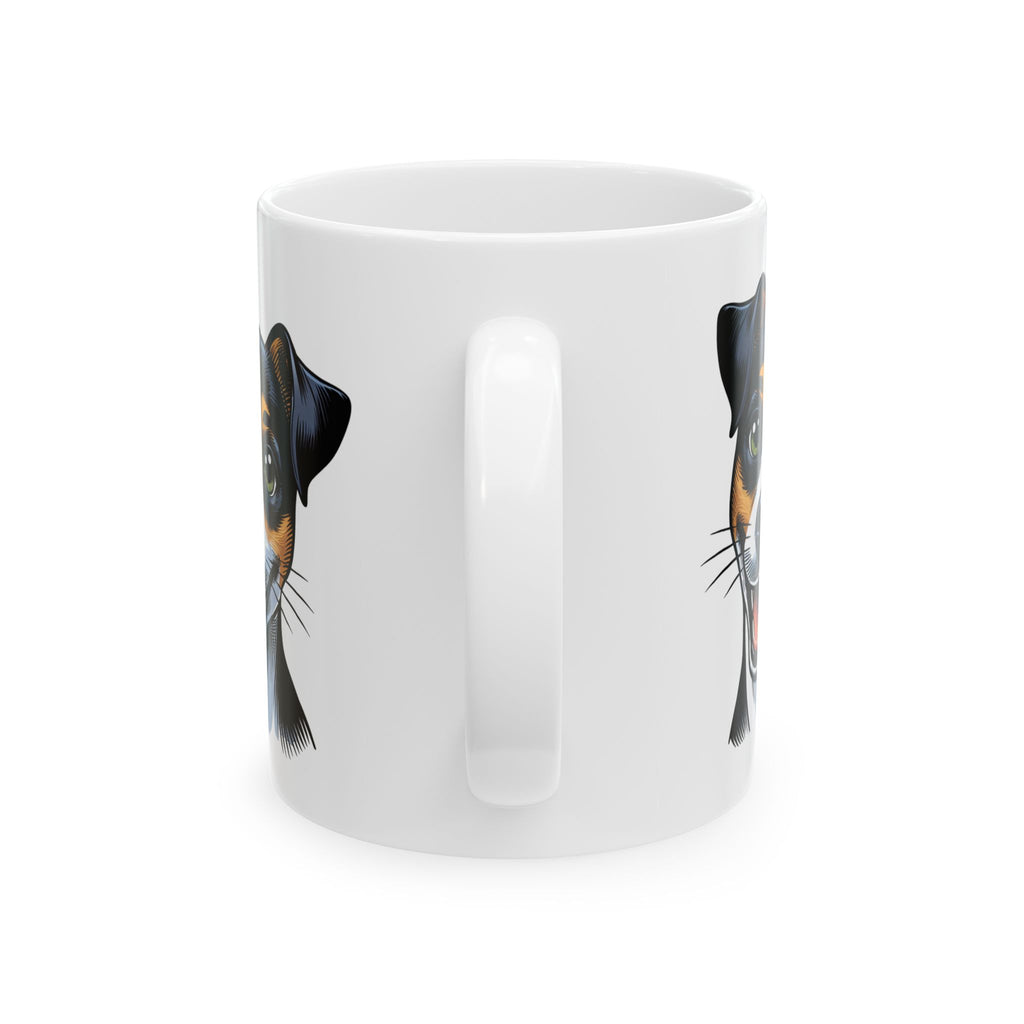 Jack Russel Ceramic Mug, (11oz, 15oz)