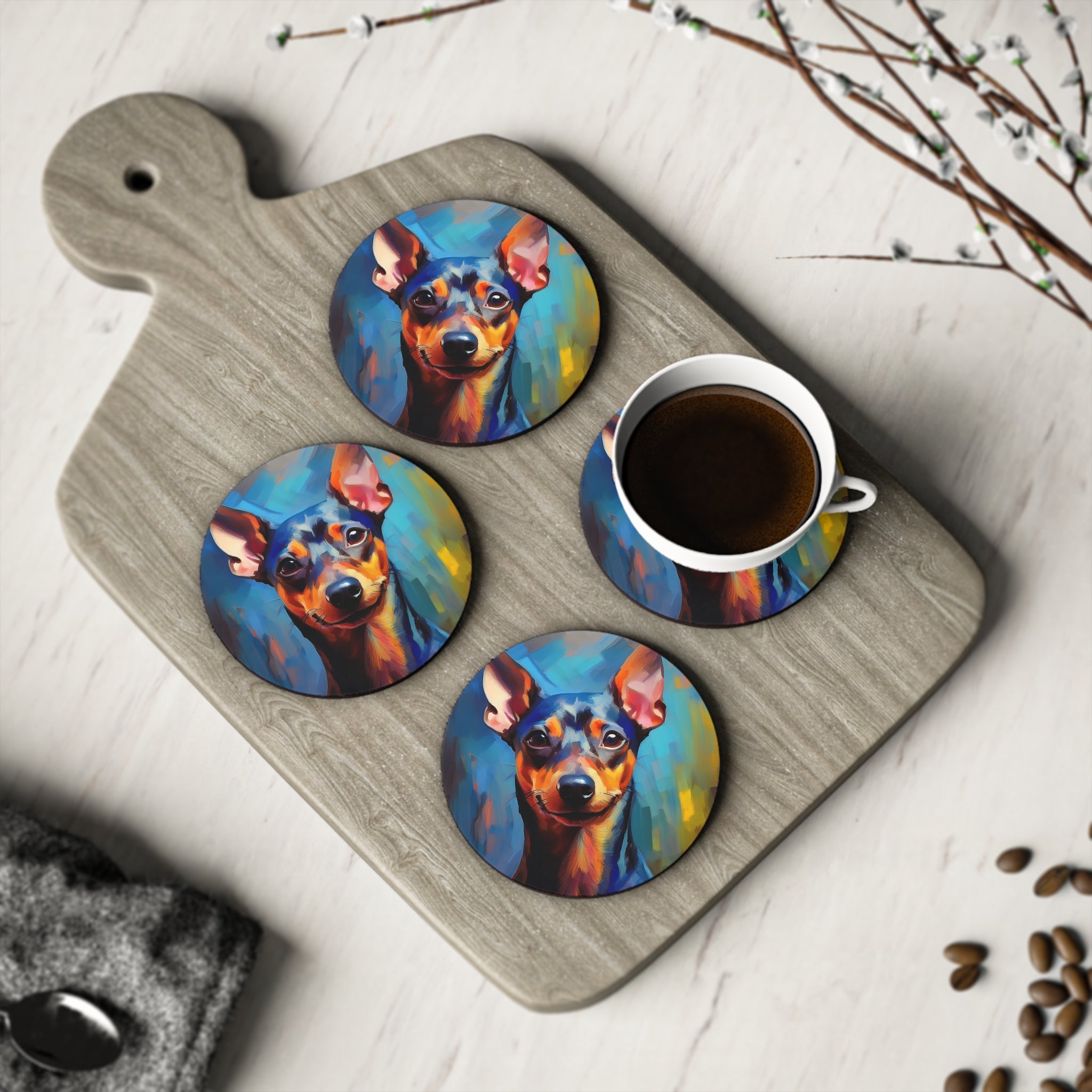 Miniature Pinscher Coasters