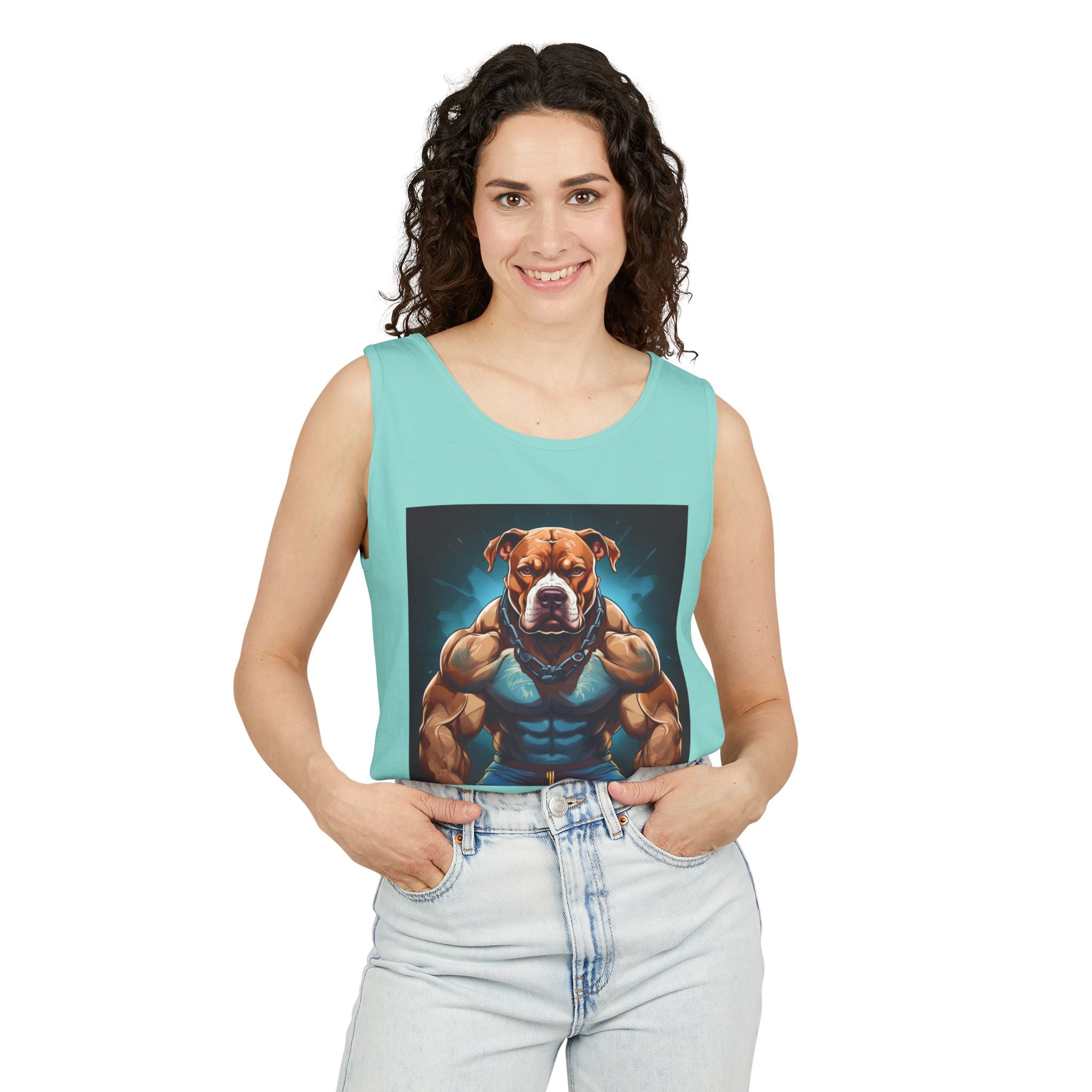 Pitbull Body Builder Unisex Tank Top