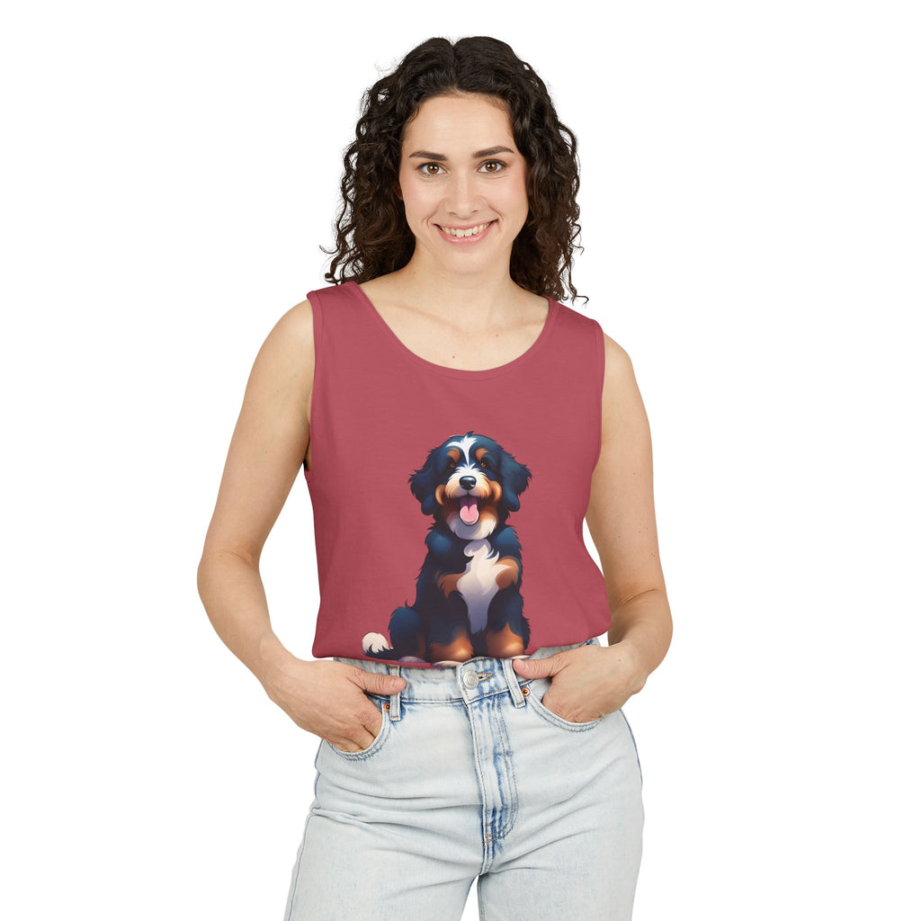 Bernedoodle Unisex Tank Top