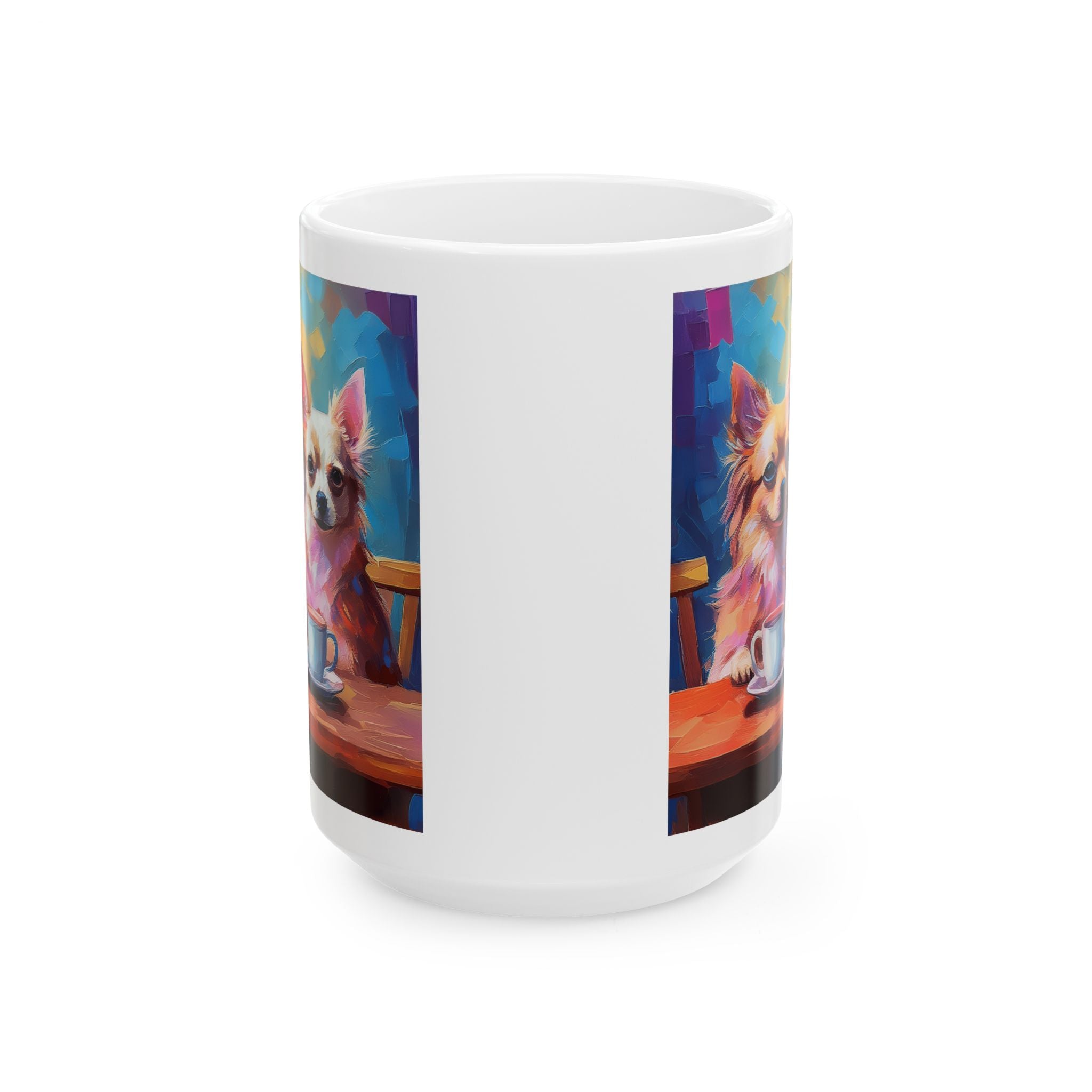Cafe con Chihuahua Ceramic Mug, (11oz, 15oz)