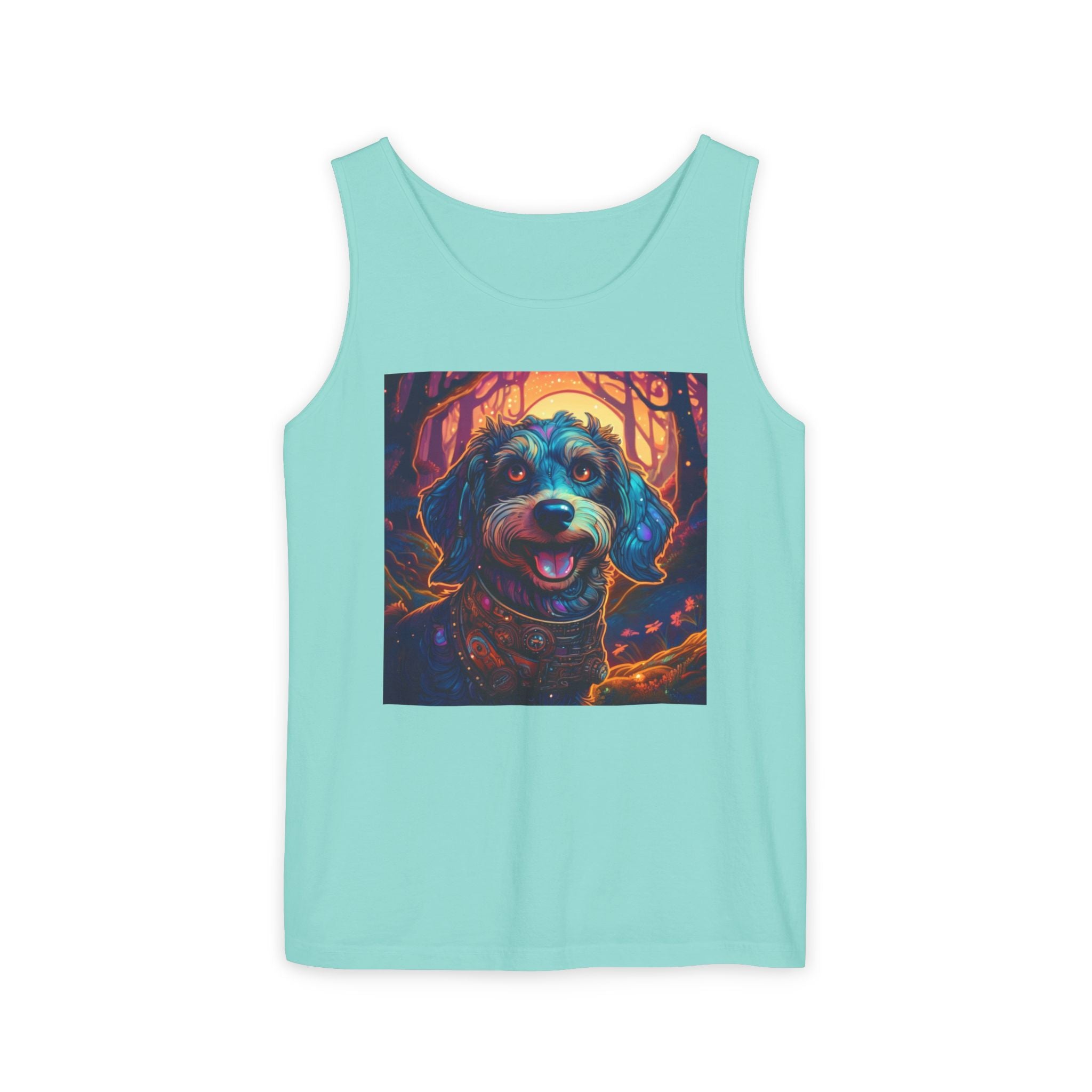Steampunk Dachshund Unisex Tank Top