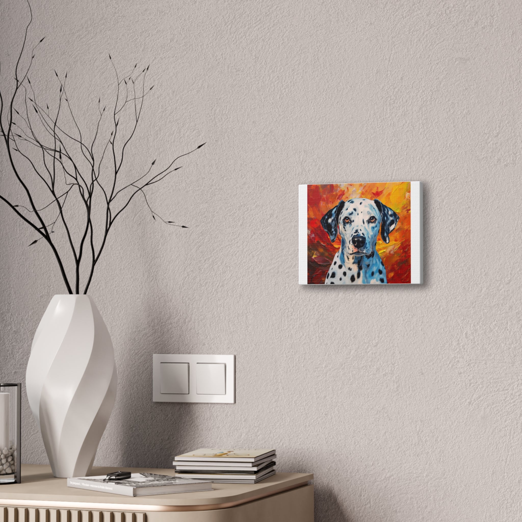 Dalmation Canvas Stretched, 0.75"