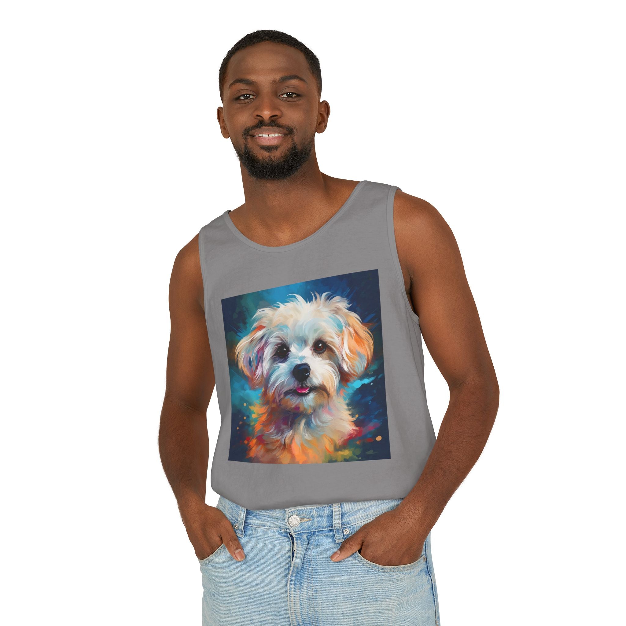 Maltese Unisex Tank Top